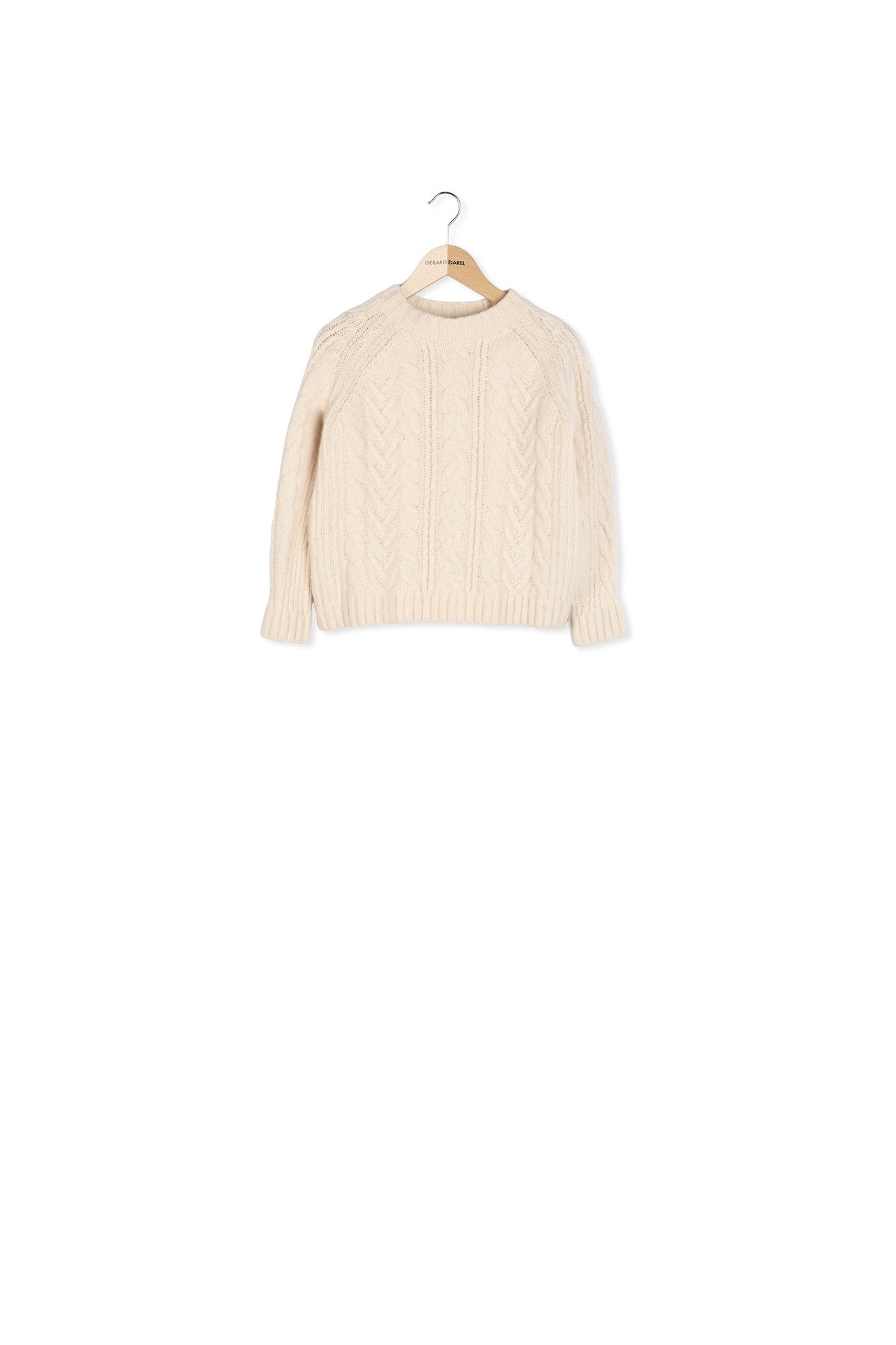 Pull écru à torsades - JEMINA Faume - seconde main