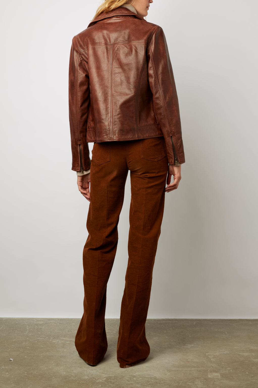 Veste en cuir - NATSUNI Faume - seconde main