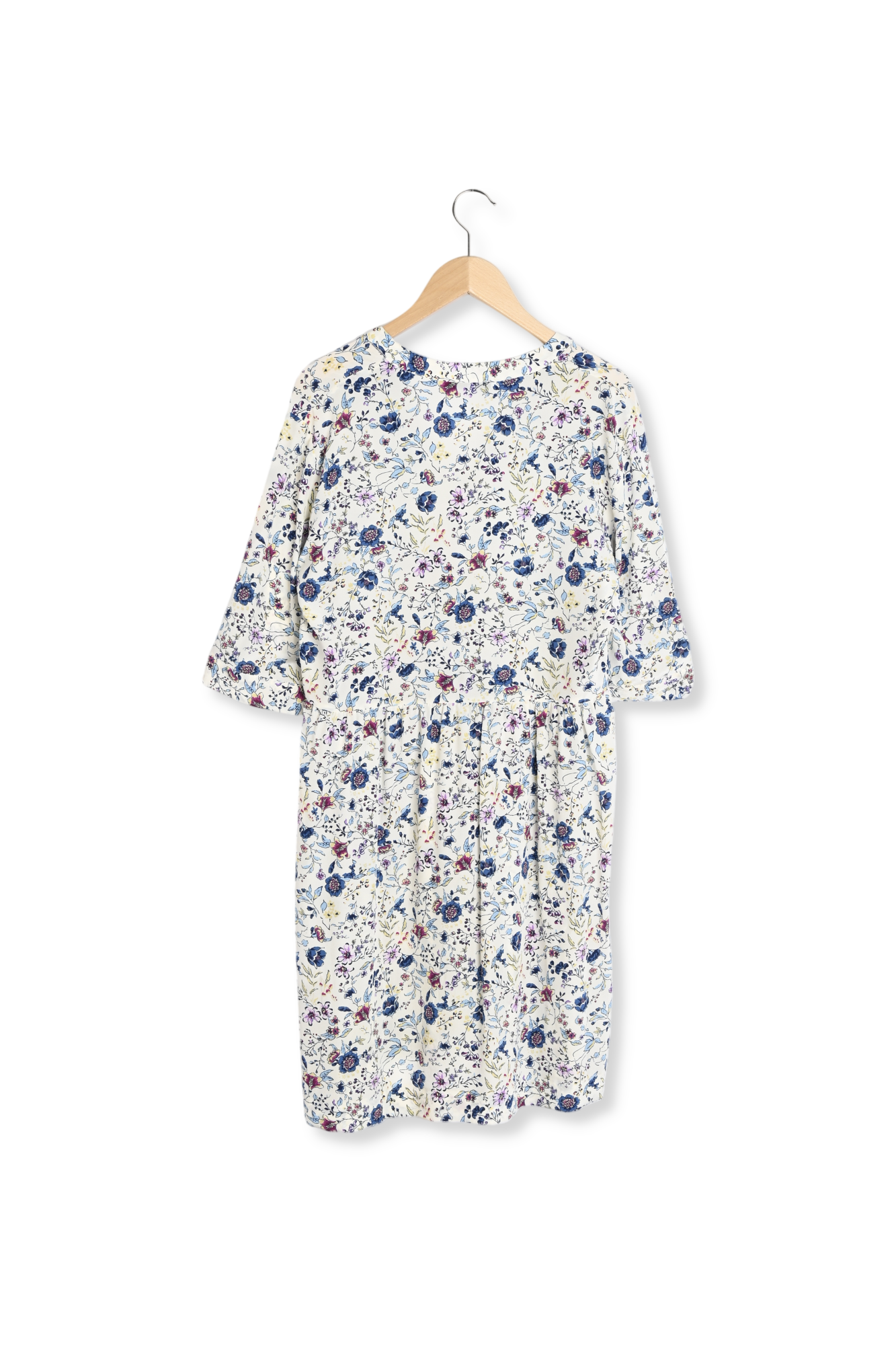Robe fleurie en soie - JIANNY Faume - seconde main
