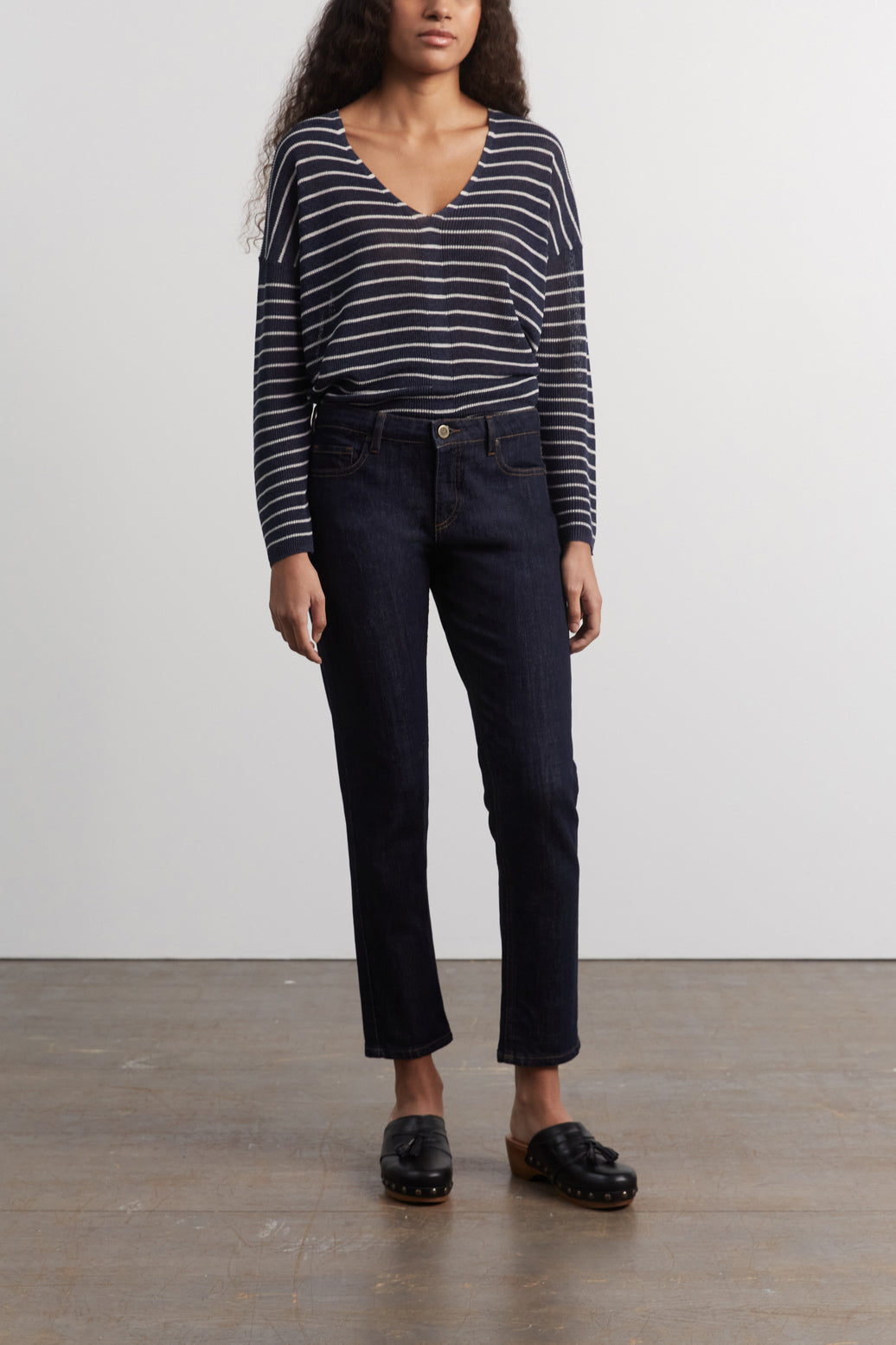 ESME - Jean slim 7/8 en coton Stretch Faume - seconde main