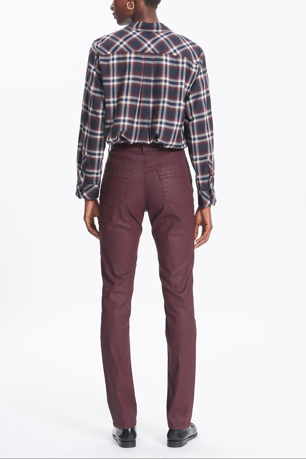 LUCILLE - Jean en coton enduit Faume - seconde main