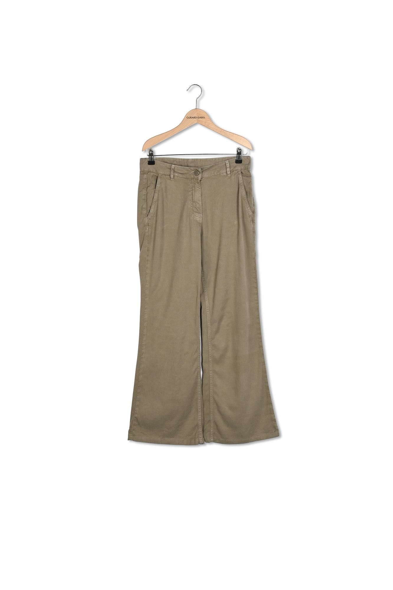 Pantalon large en lin et coton - LOREEN Faume - seconde main