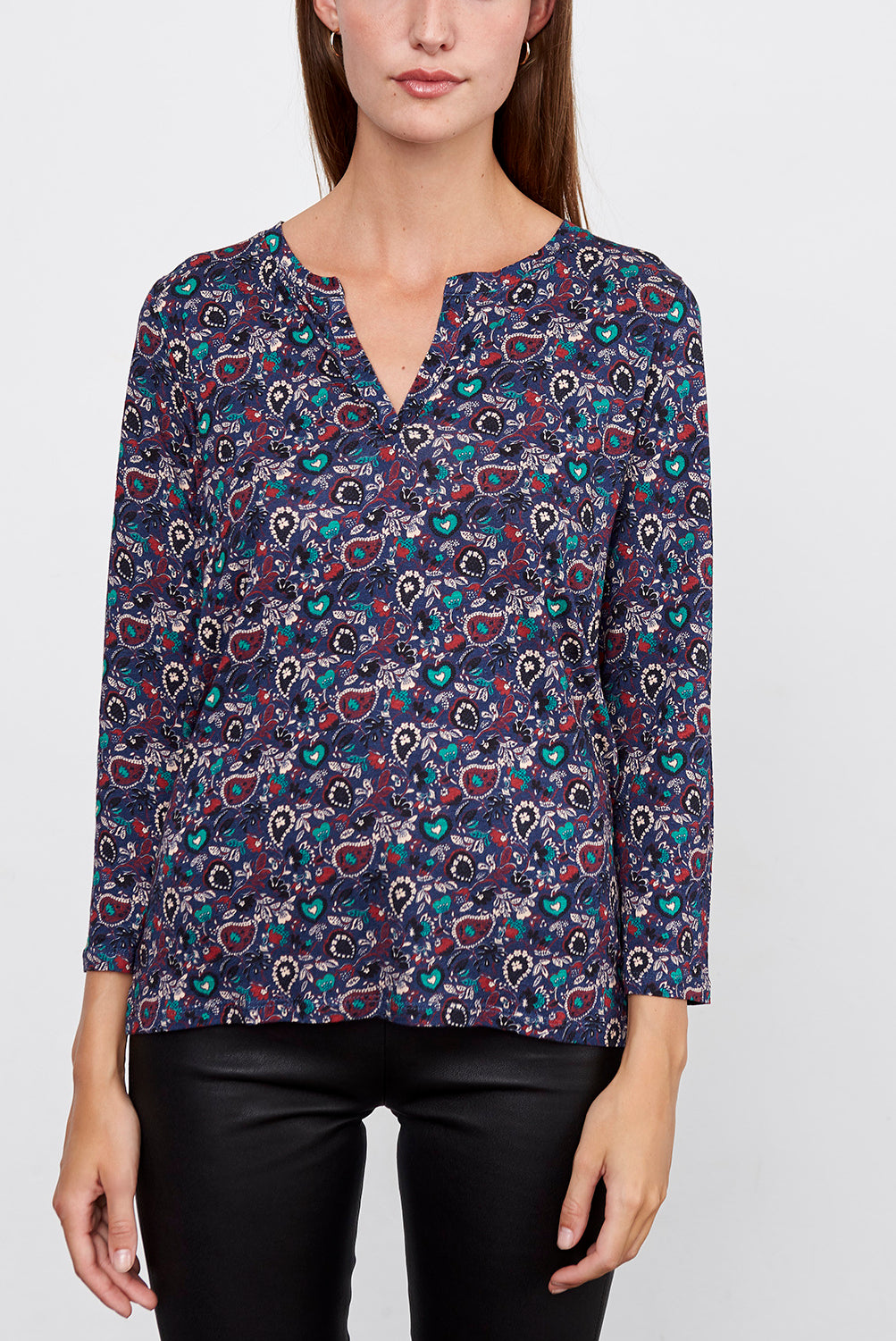 ENRIK - Tee-shirt à imprimé cachemire Faume - seconde main