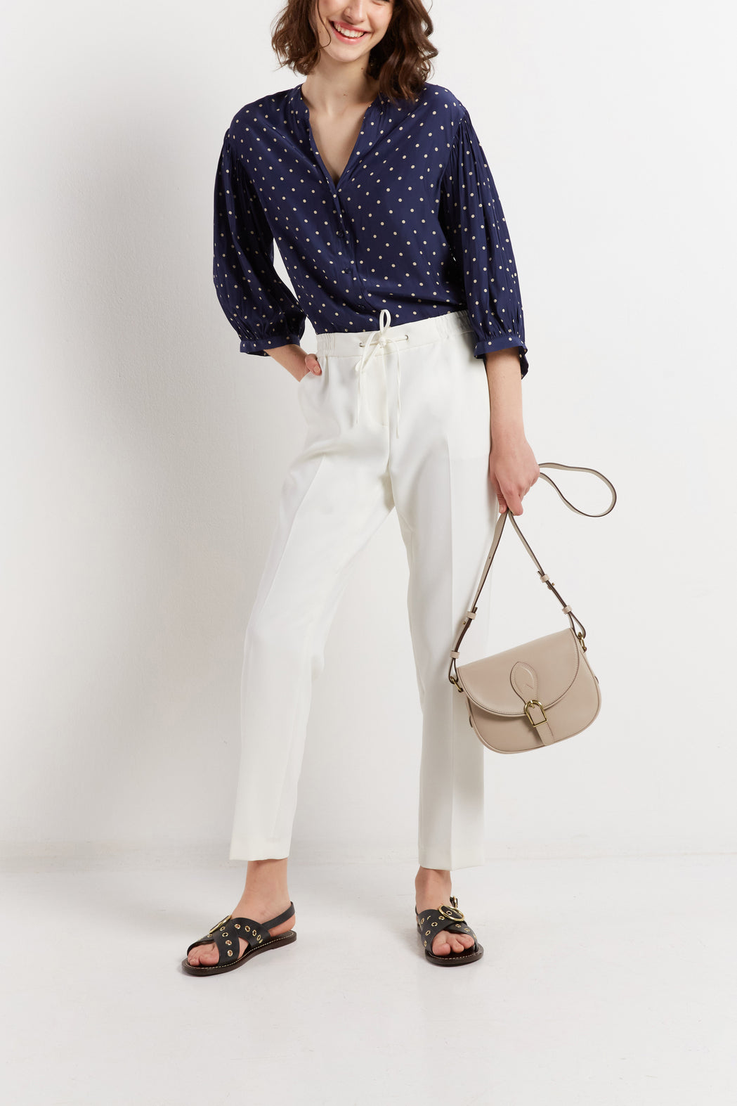 Pantalon façon jogging chic - EMMIE Faume - seconde main