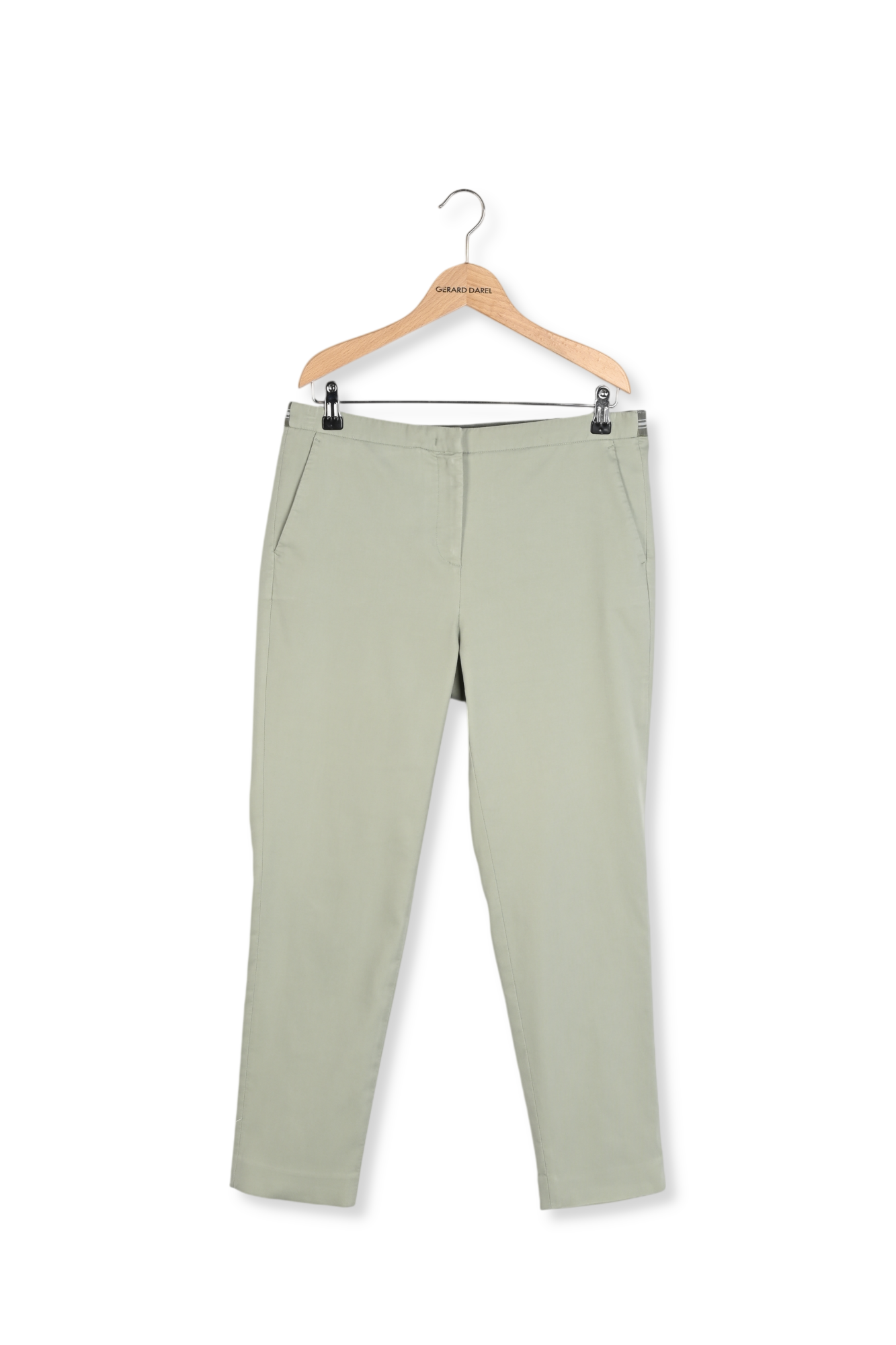 Pantalon droit en coton et dos élastiqué - ELGA Faume - seconde main