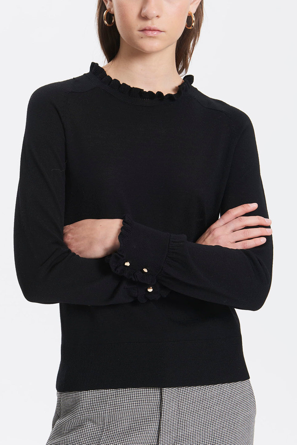 SUZAN - Pull fin en laine Faume - seconde main