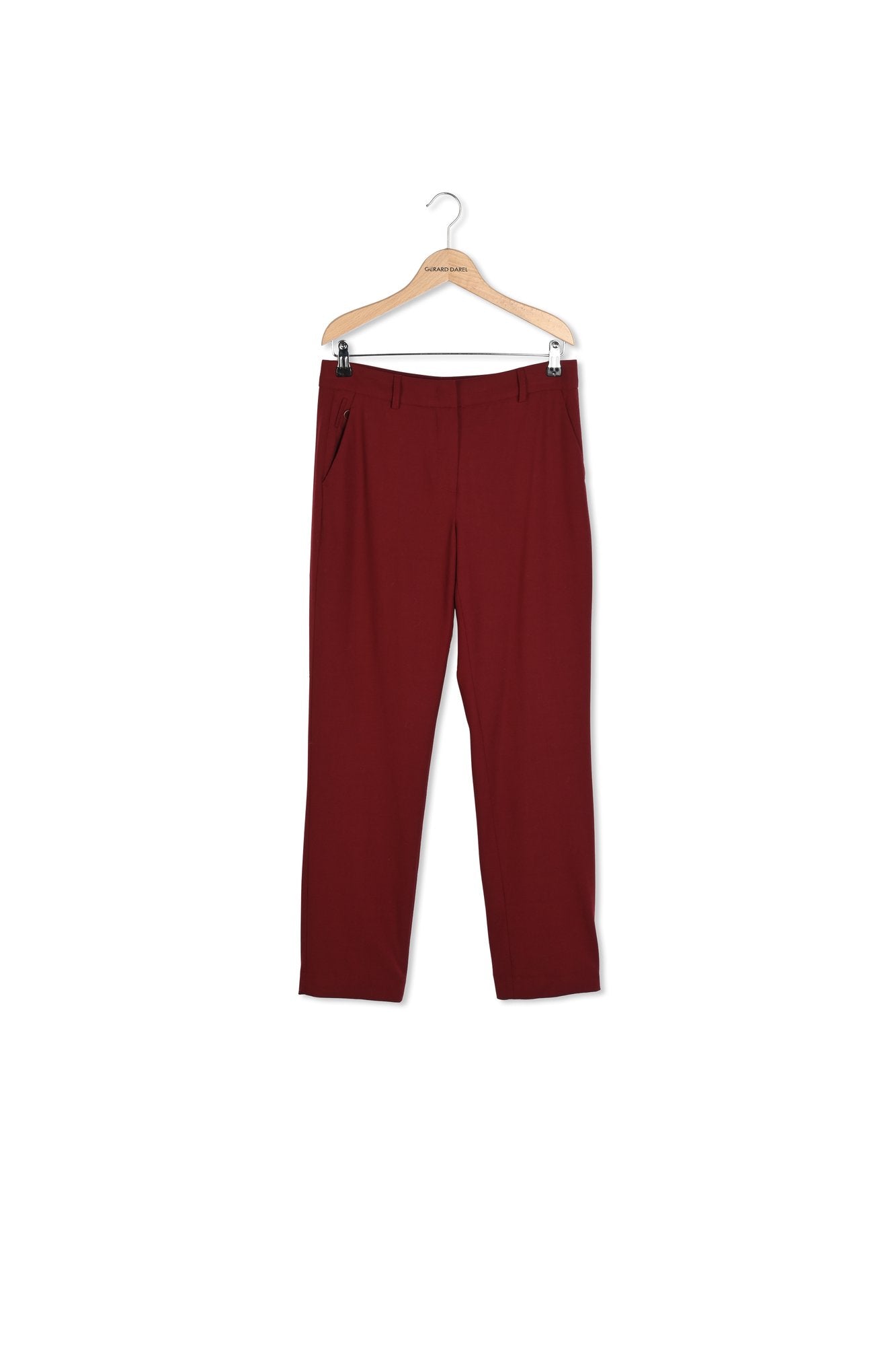LOVA - Pantalon droit en laine Faume - seconde main