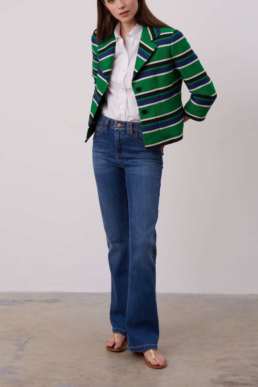 Blazer rayé - NASREEN Faume - seconde main