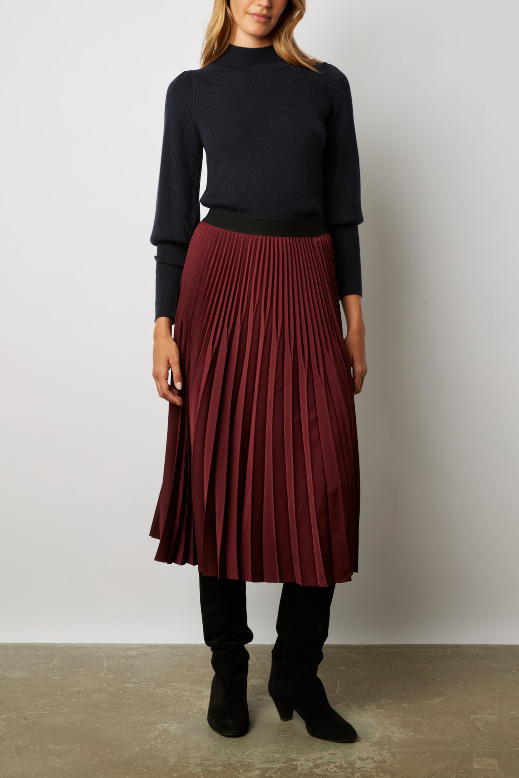 Jupe midi plissée - BAHIA Faume - seconde main