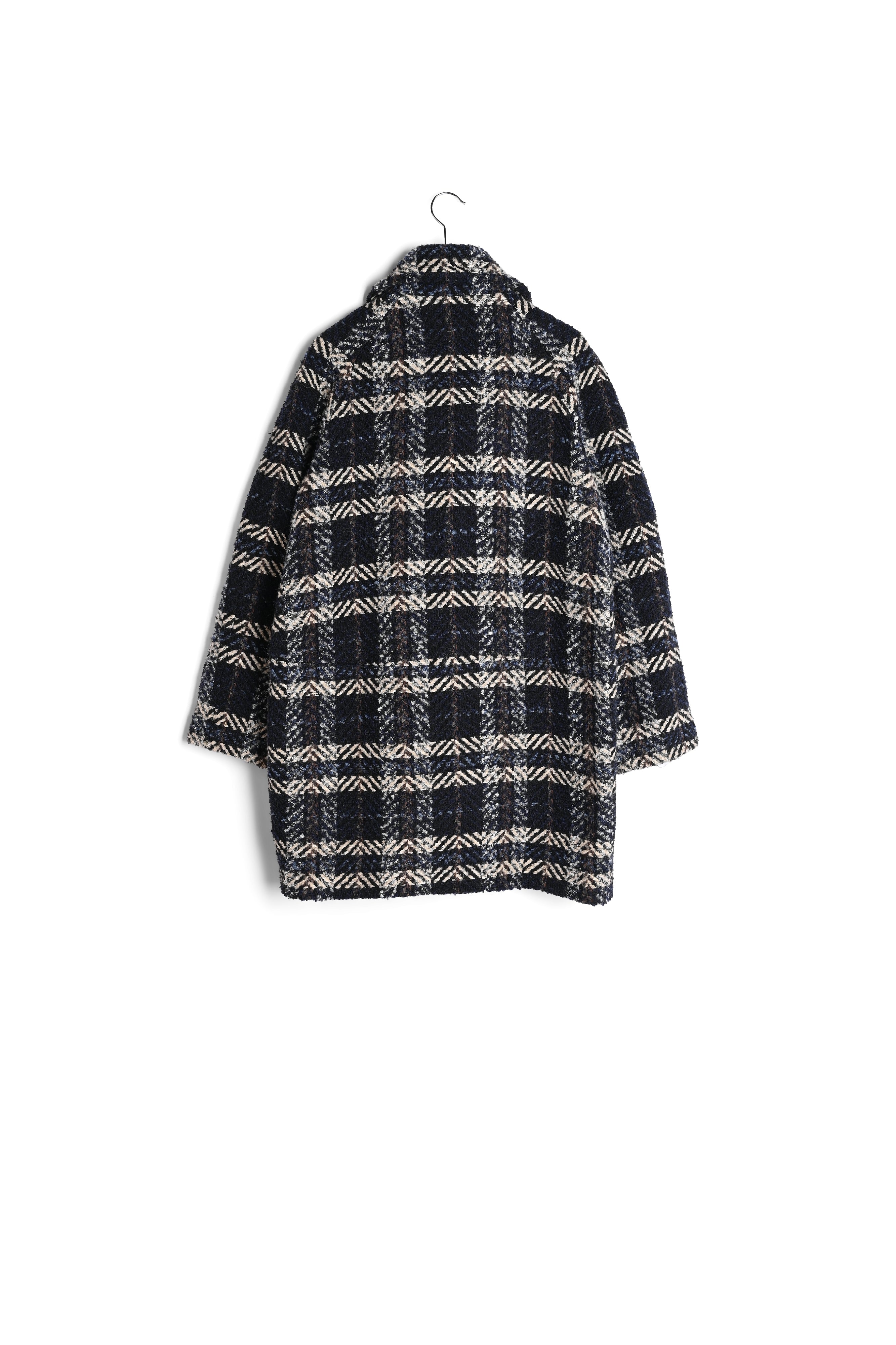 Manteau en prince de galles fantaisie - SOLINE Faume - seconde main