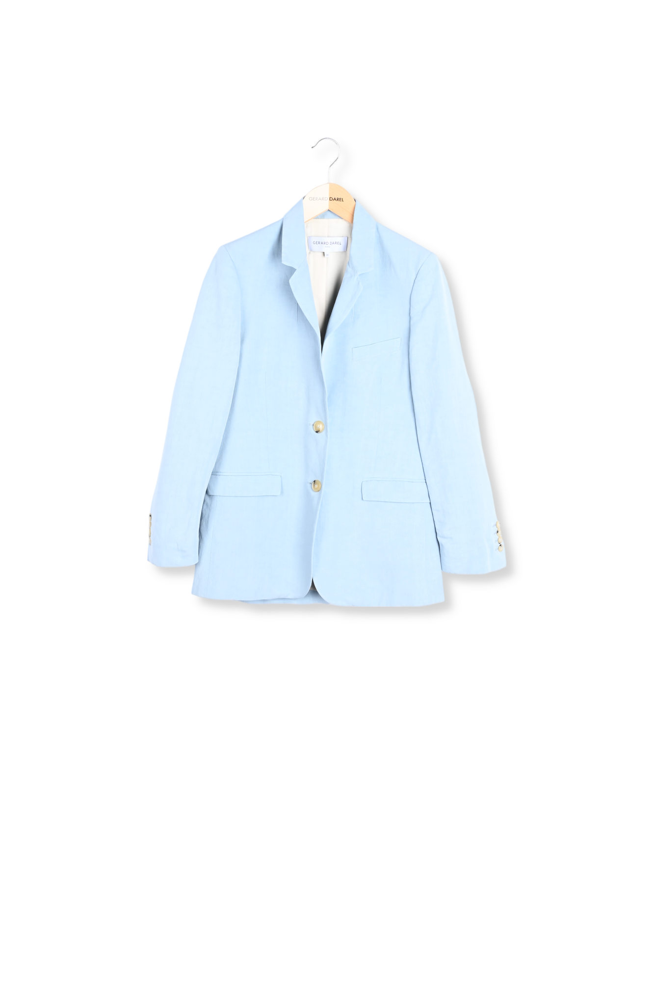 Veste de tailleur en lin mélangé - NATHIS Faume - seconde main