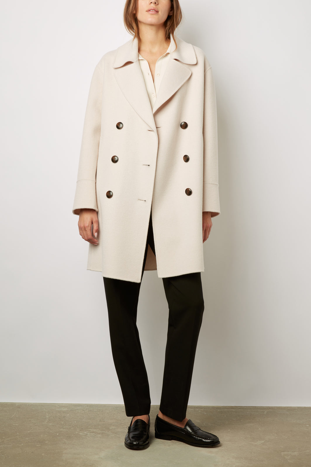 Caban long en laine - SATHEEN Faume - seconde main