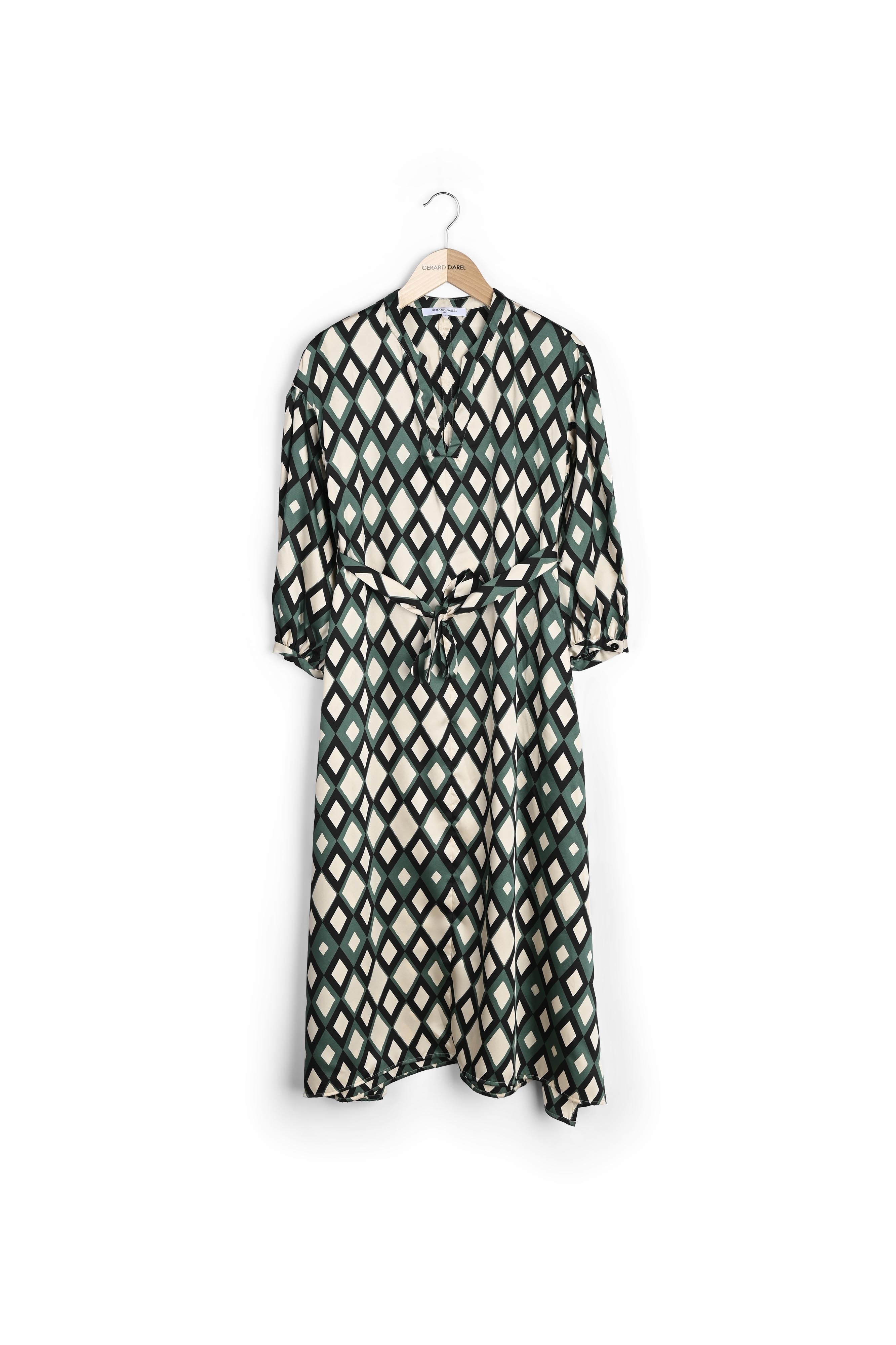 Robe longue à imprimé 1970s - JADE Faume - seconde main