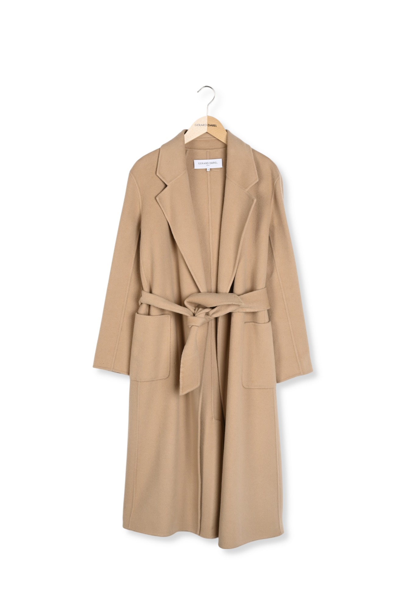 Sander - Manteau ceinturé en laine Faume - seconde main