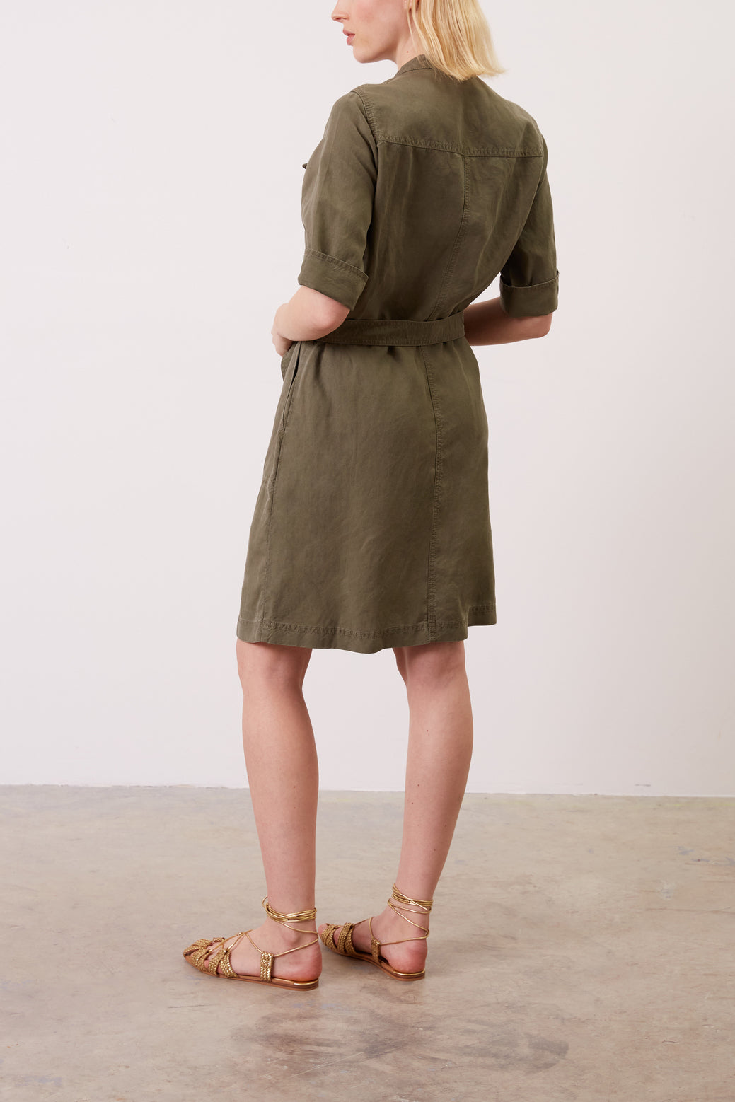 Robe courte saharienne - JORDI Faume - seconde main