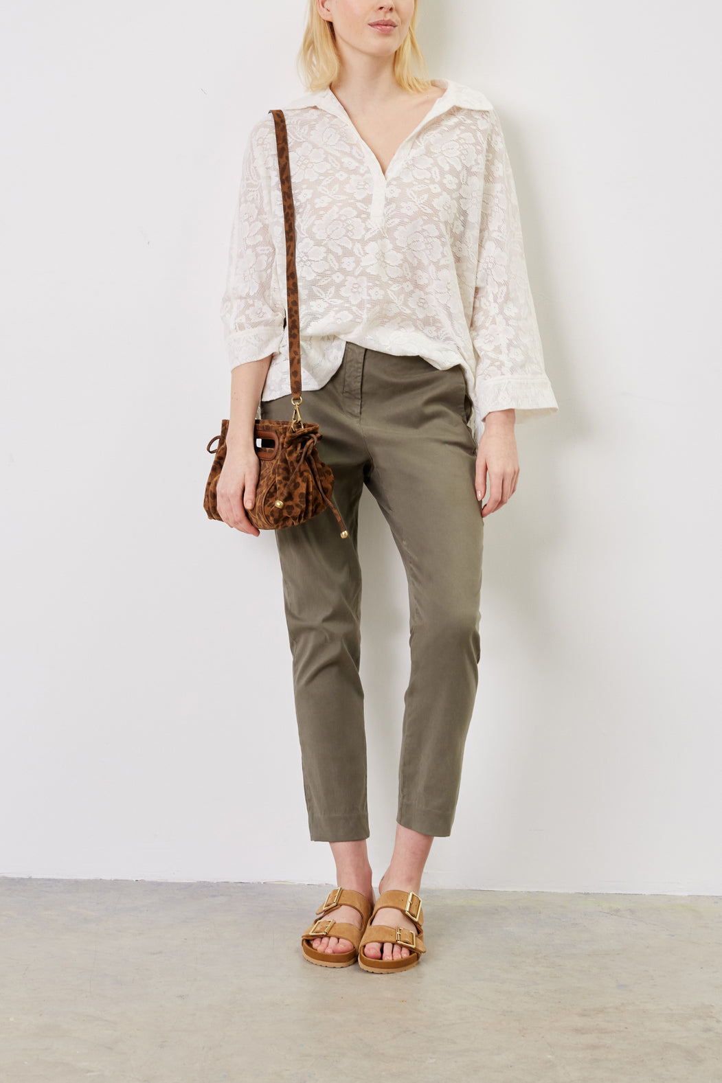 Pantalon slim - ELIZIA Faume - seconde main