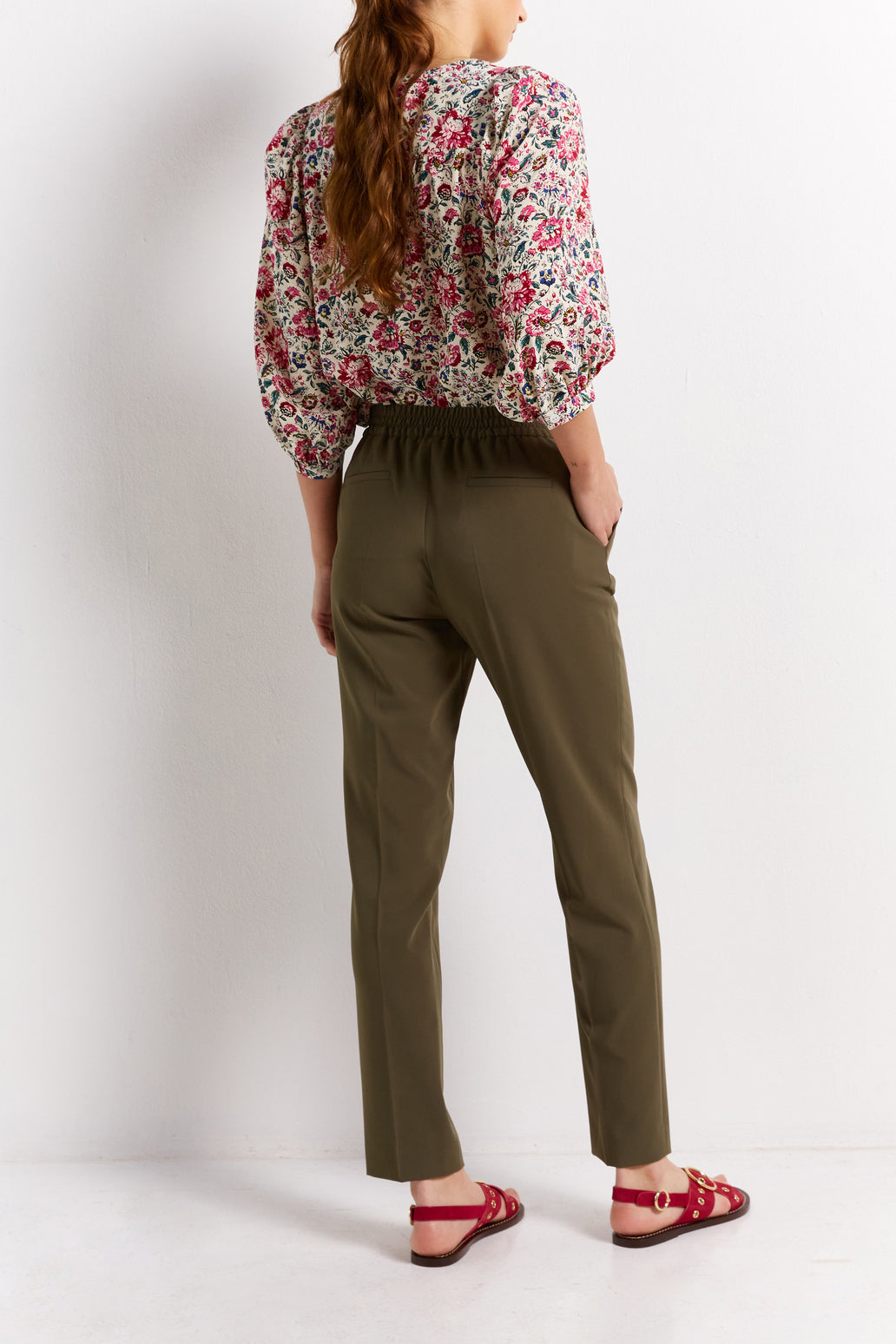 Pantalon microfibre coulissé - EMMIE Faume - seconde main