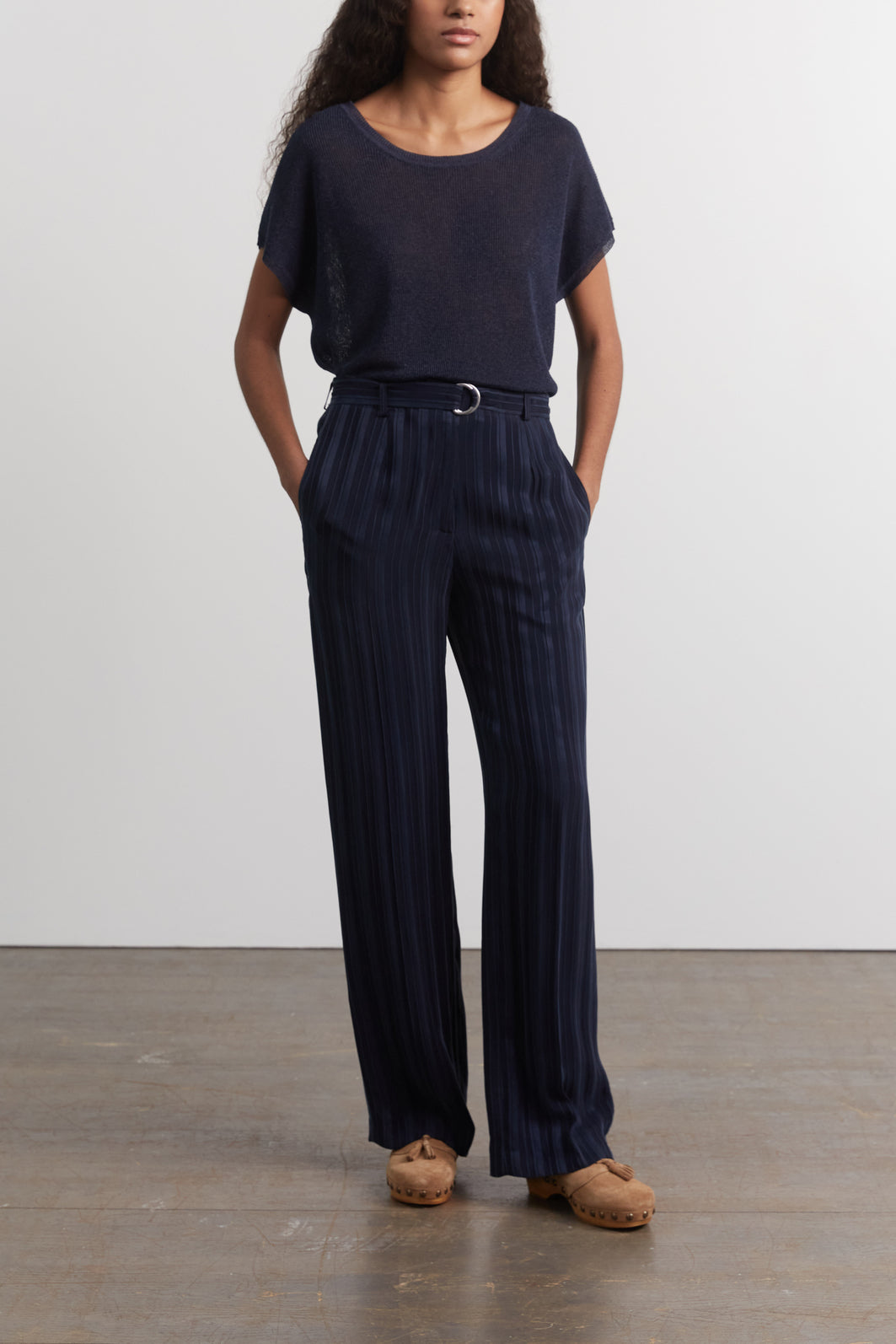 Pantalon fluide rayé - EDA Faume - seconde main