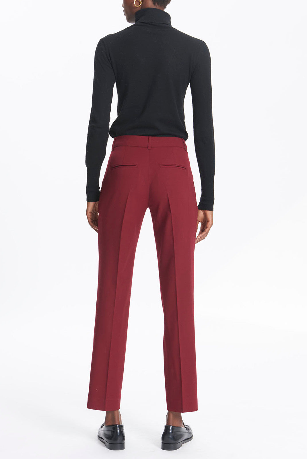 LOVA - Pantalon droit en laine Faume - seconde main
