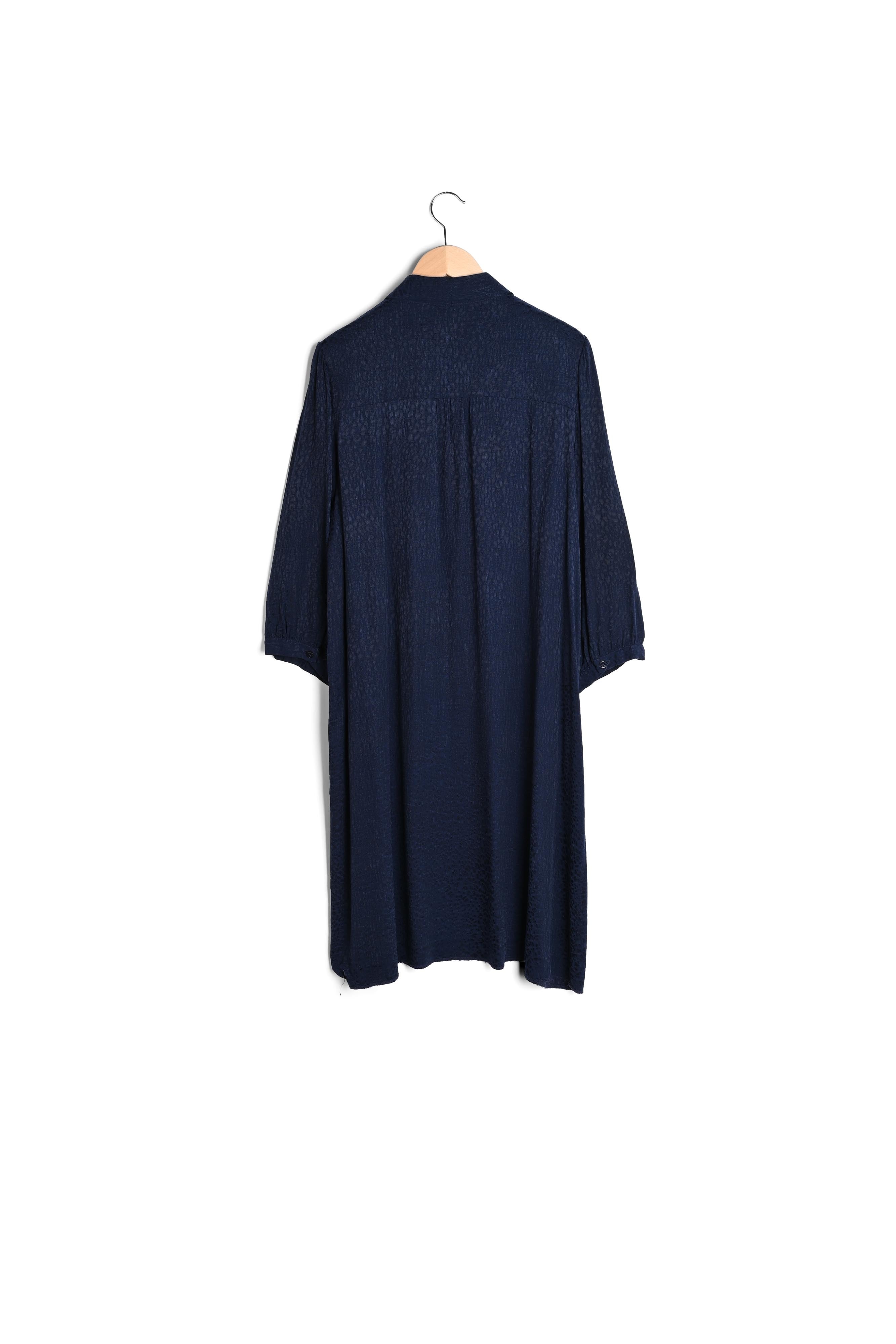 Robe soyeuse avec motif léopard ton sur ton - JANELLE Faume - seconde main