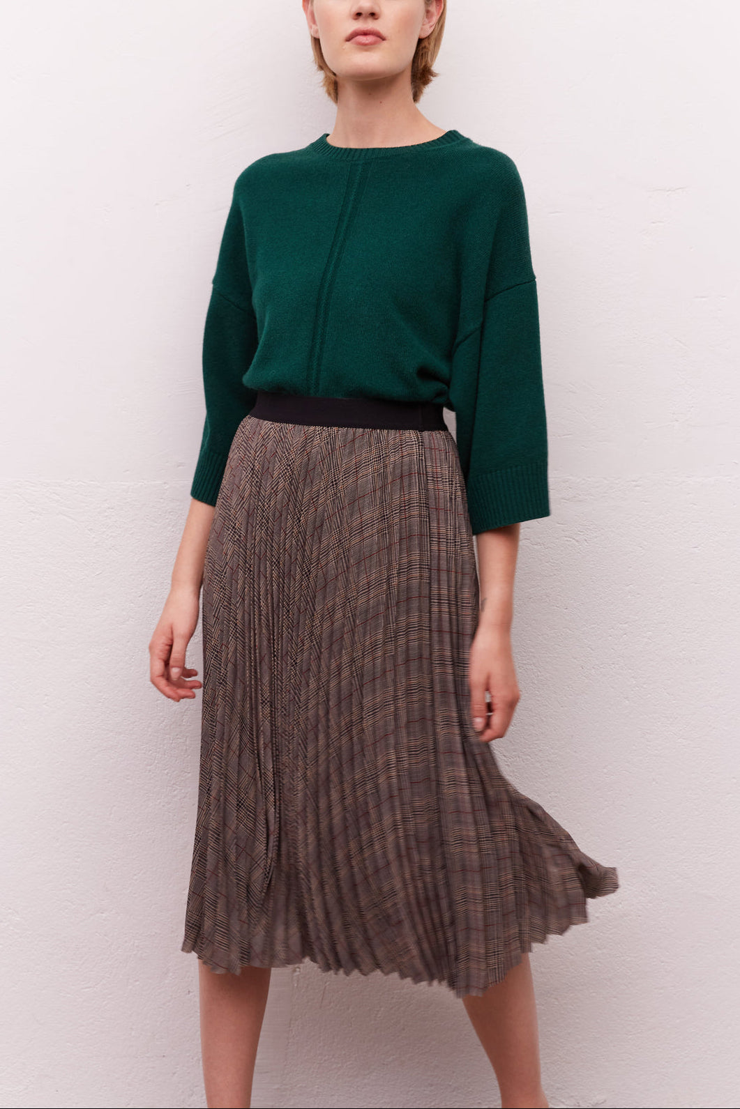 Jupe plissée à carreaux - BERYL Faume - seconde main