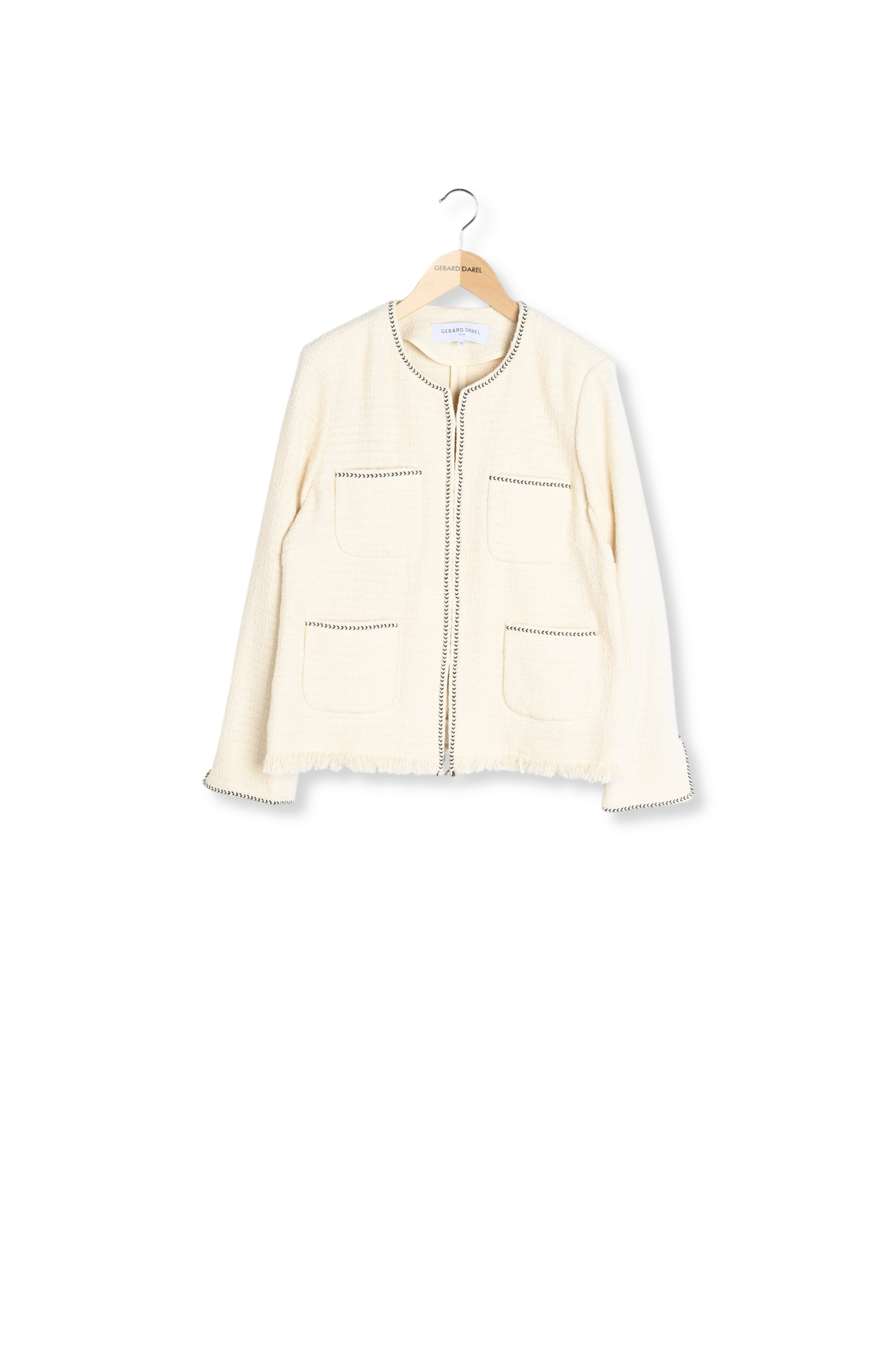 ALESSANDRA - Veste courte en tweed Faume - seconde main