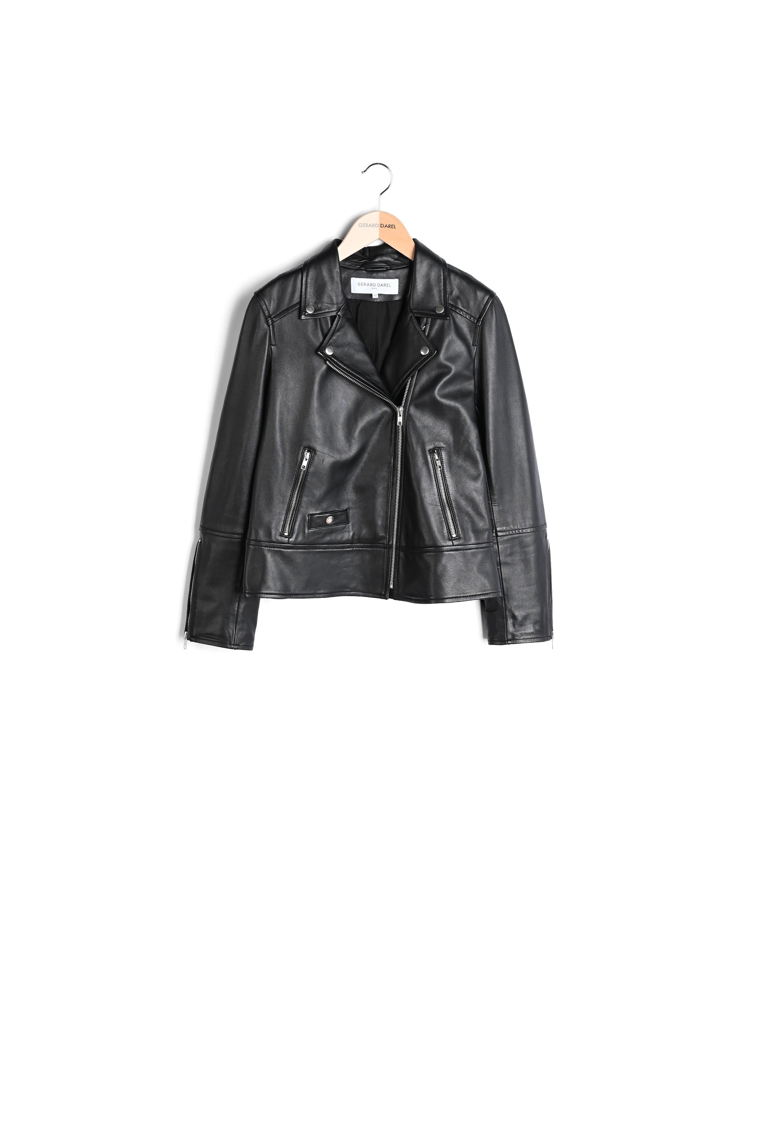 GIULIA - Blouson en cuir d agneau Faume - seconde main