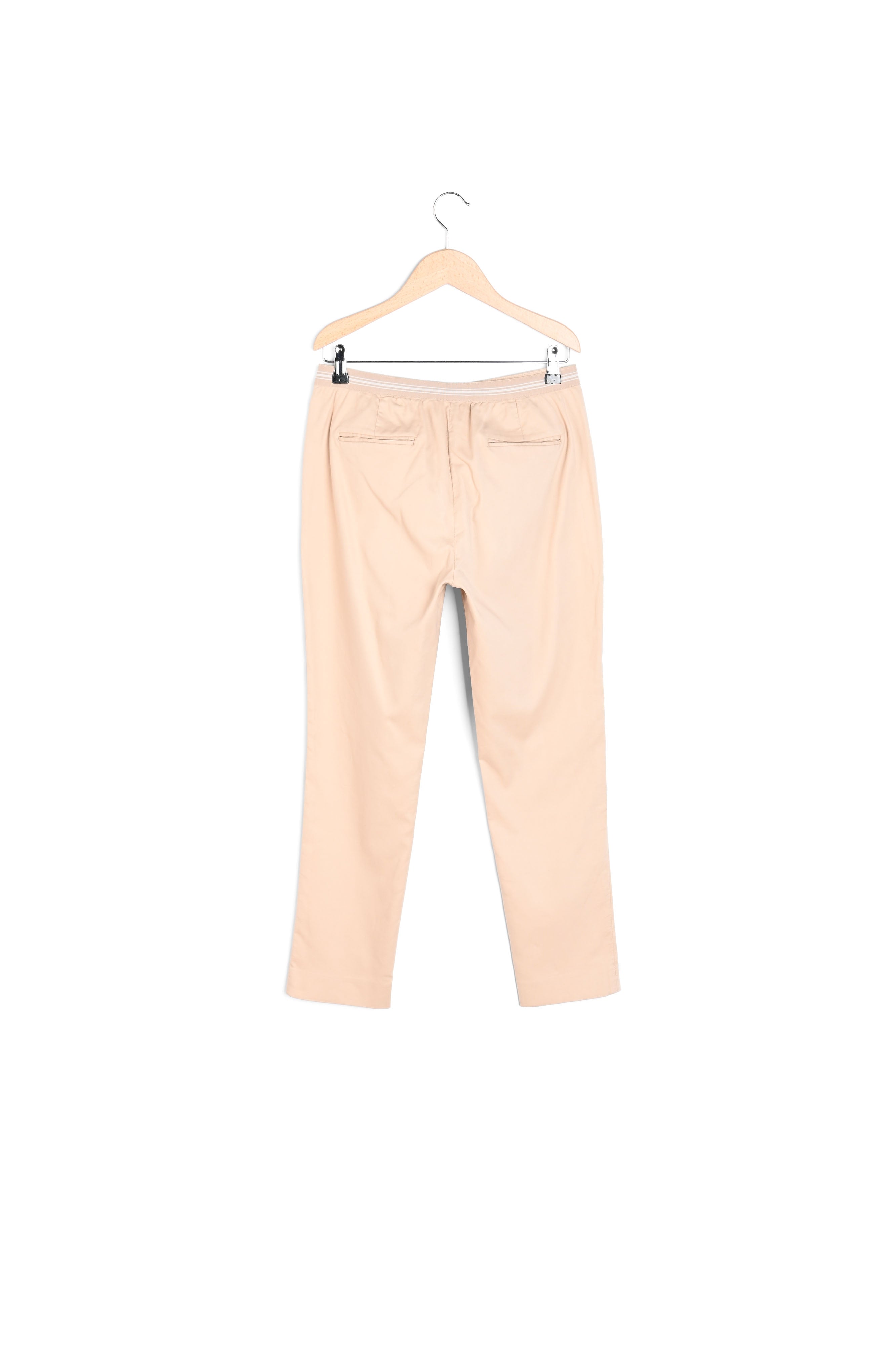 Pantalon droit en coton et dos élastiqué - ELGA Faume - seconde main