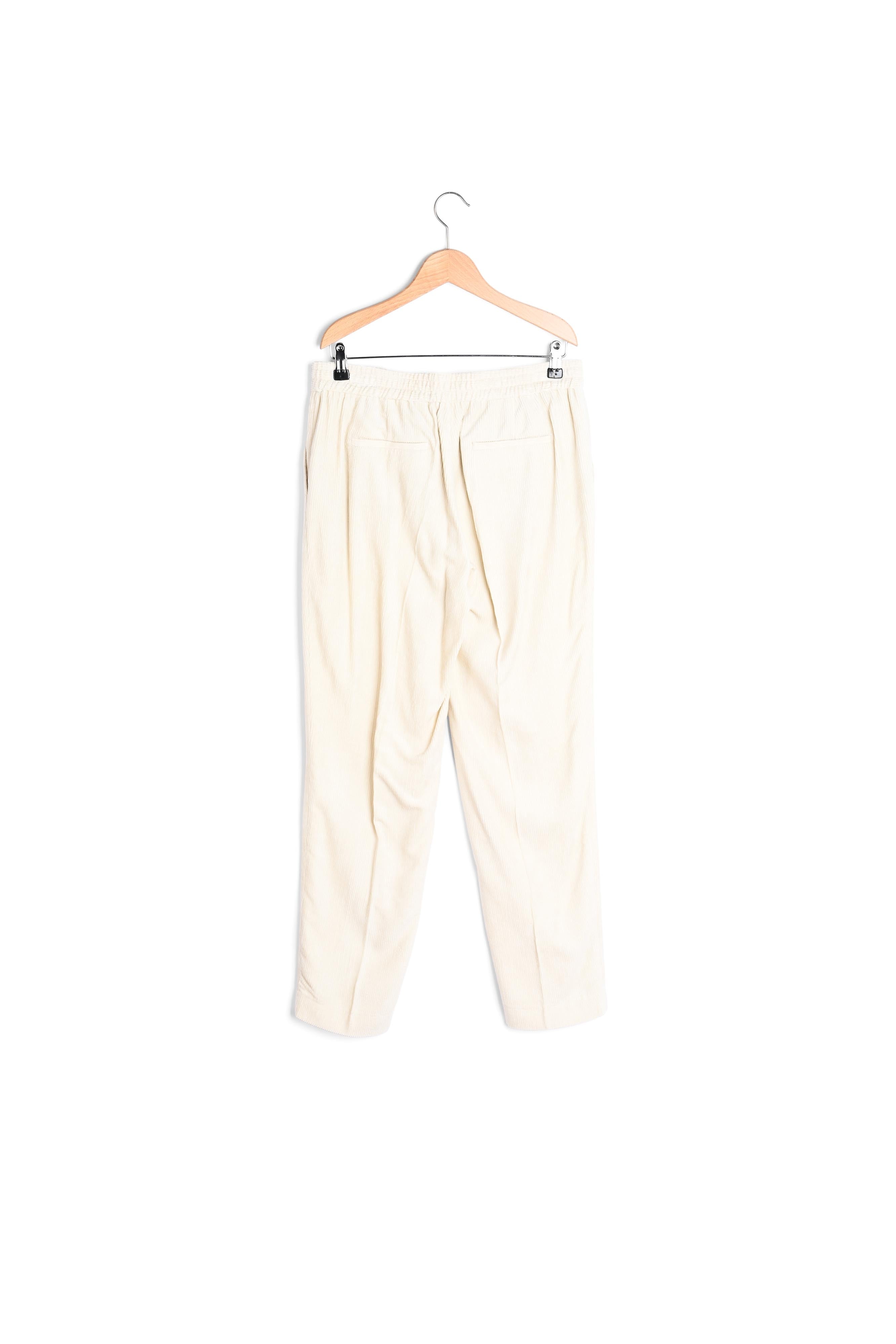 Pantalon fluide en velours côtelé - ELINDA Faume - seconde main