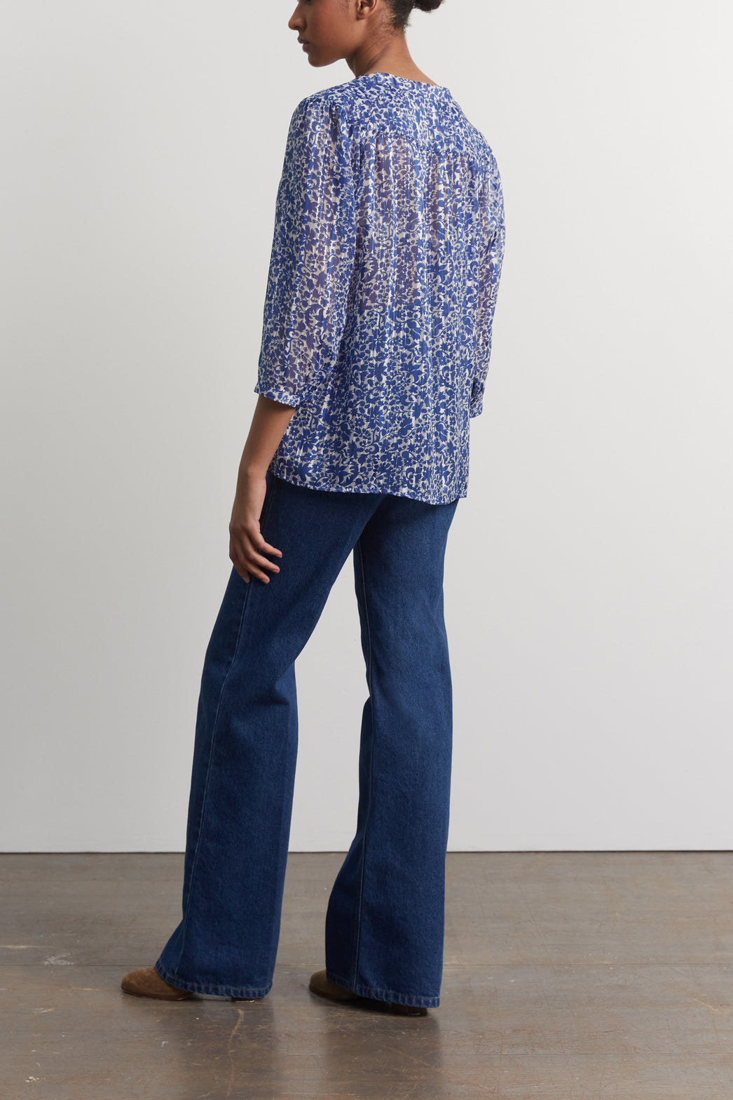 Blouse en mousseline - COCO Faume - seconde main