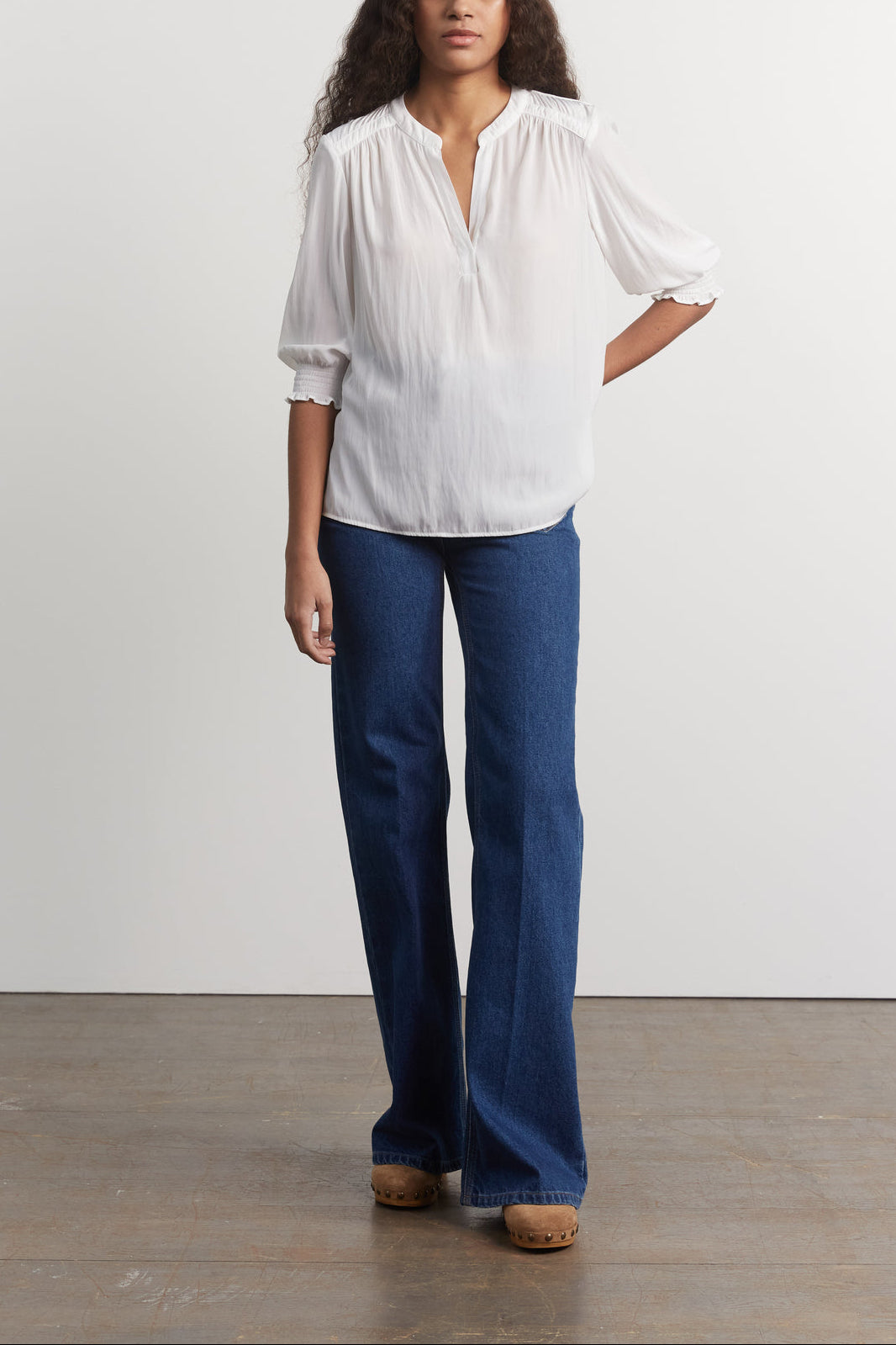 Blouse esprit satin - CHANTELLE Faume - seconde main