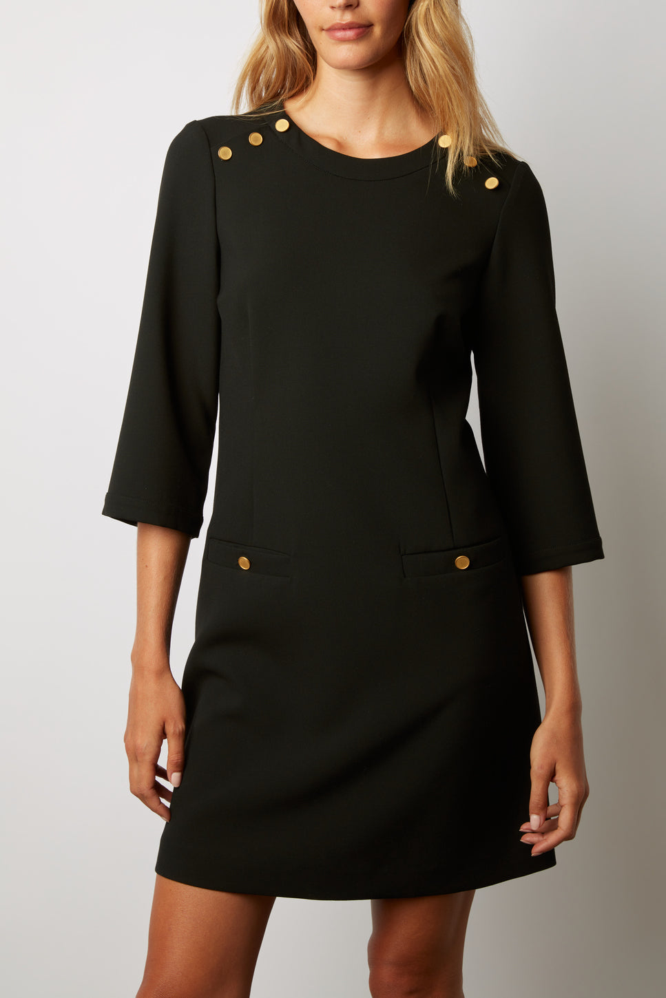 Robe courte à boutons dorés - JOANNA Faume - seconde main