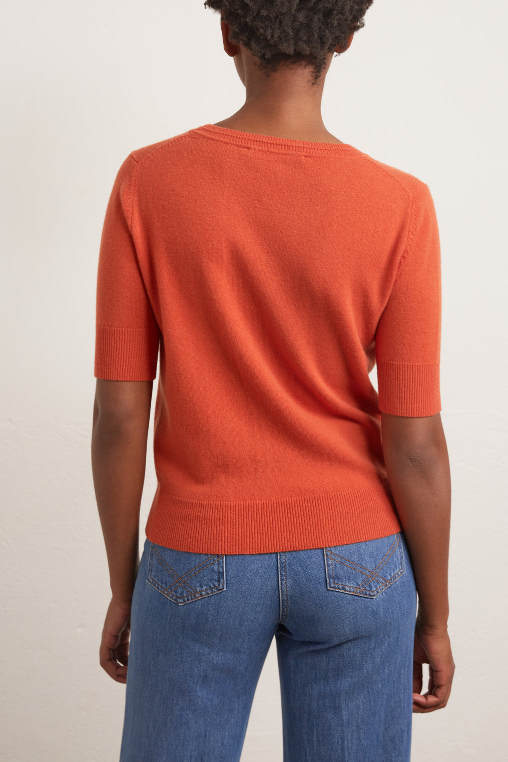 Pull à manches courtes en laine Faume - seconde main