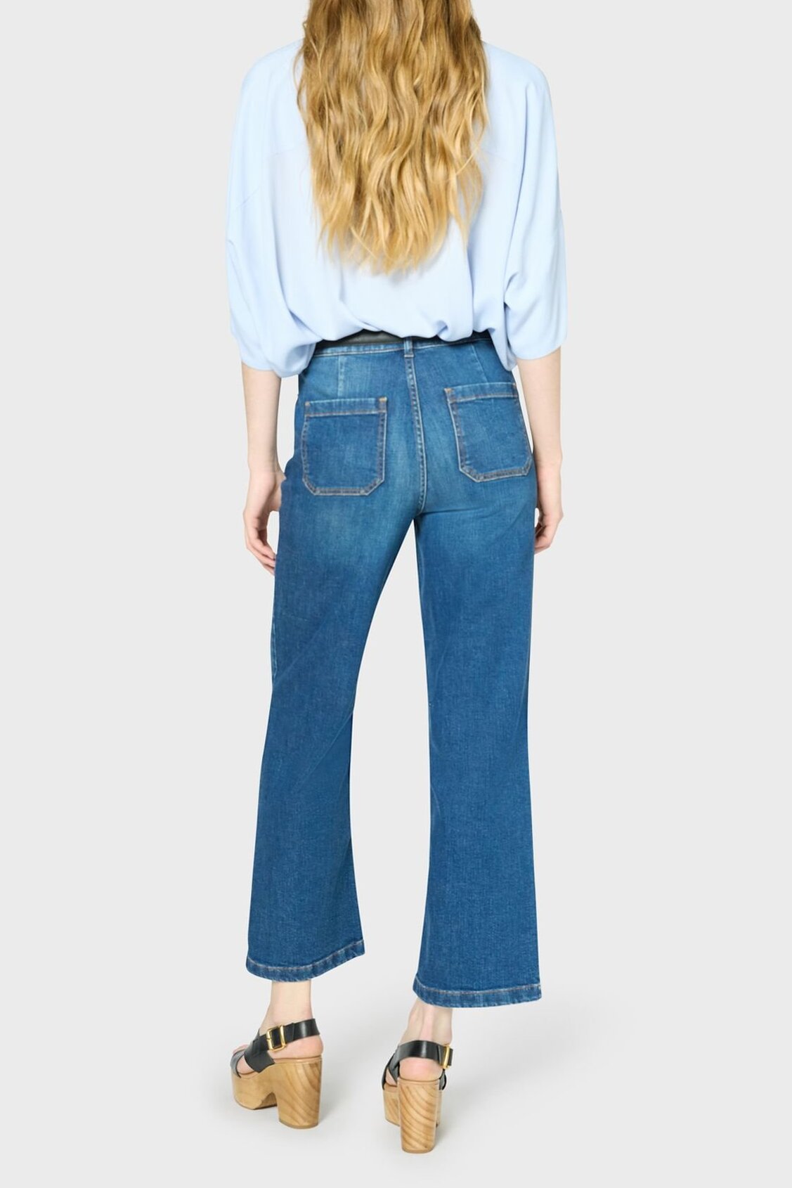 Jean 7/8 à boucles - LENOR Faume - seconde main