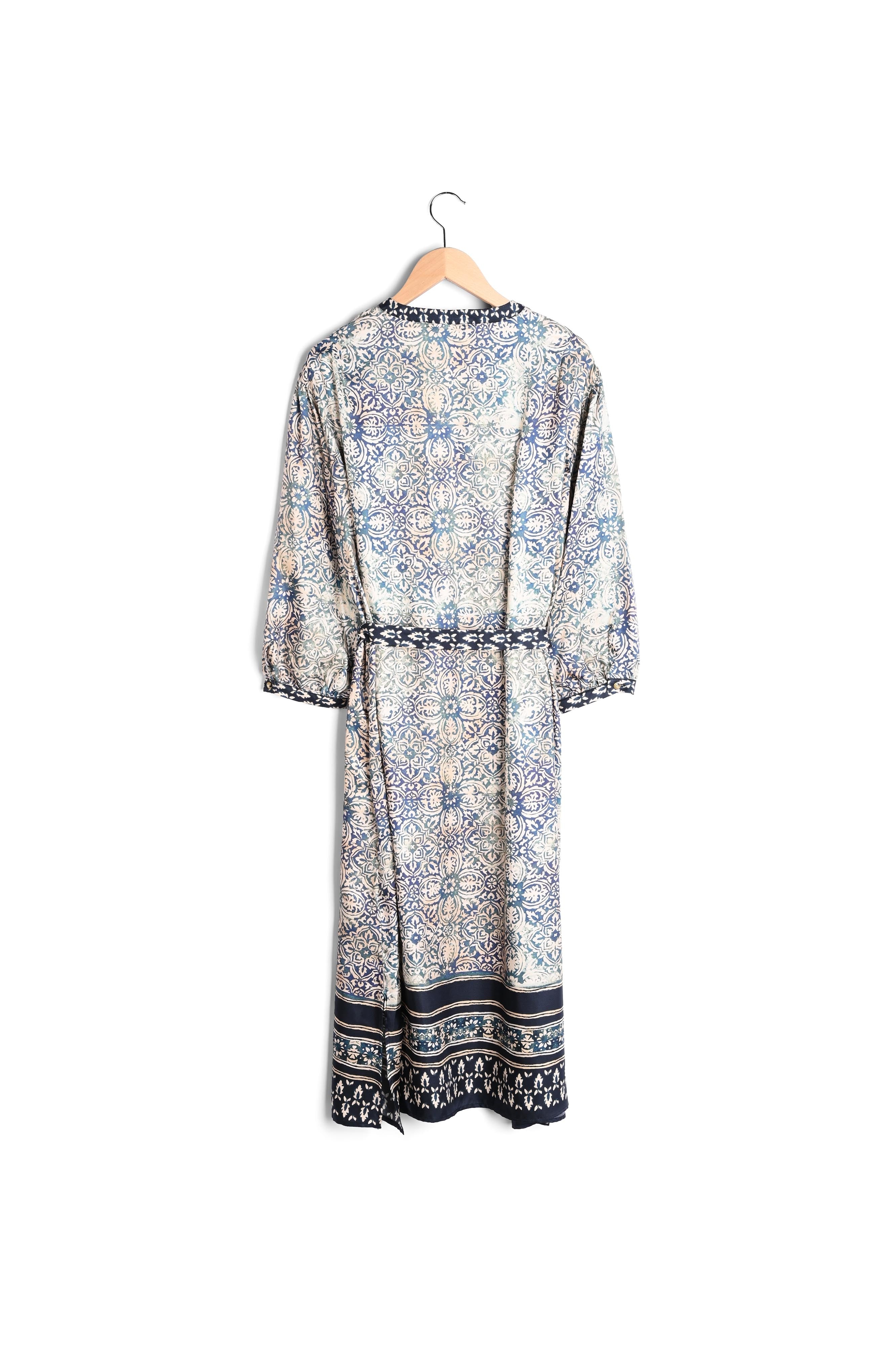 Robe droite en 100% soie - ELNORA Faume - seconde main