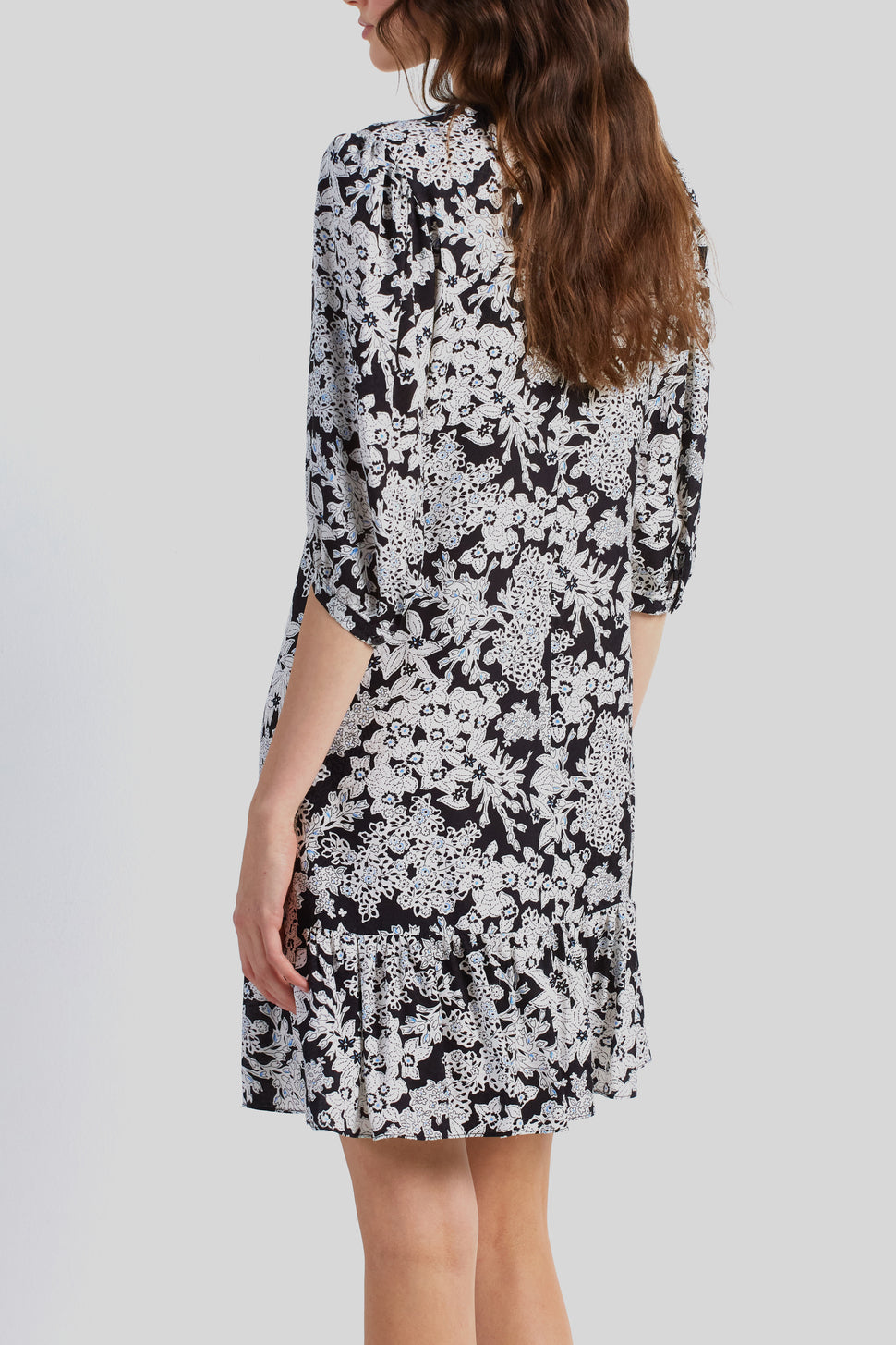 Robe fleurie à volant - JIN Faume - seconde main