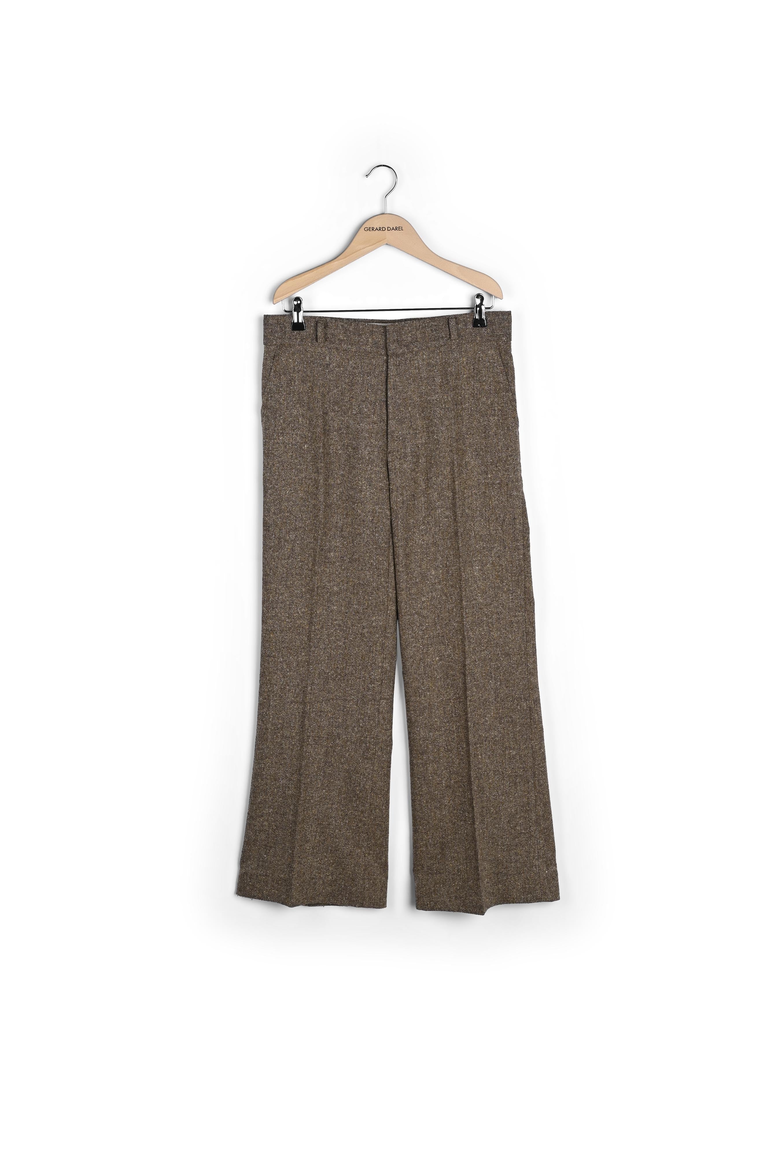 LAETITIA - Pantalon large en laine Faume - seconde main
