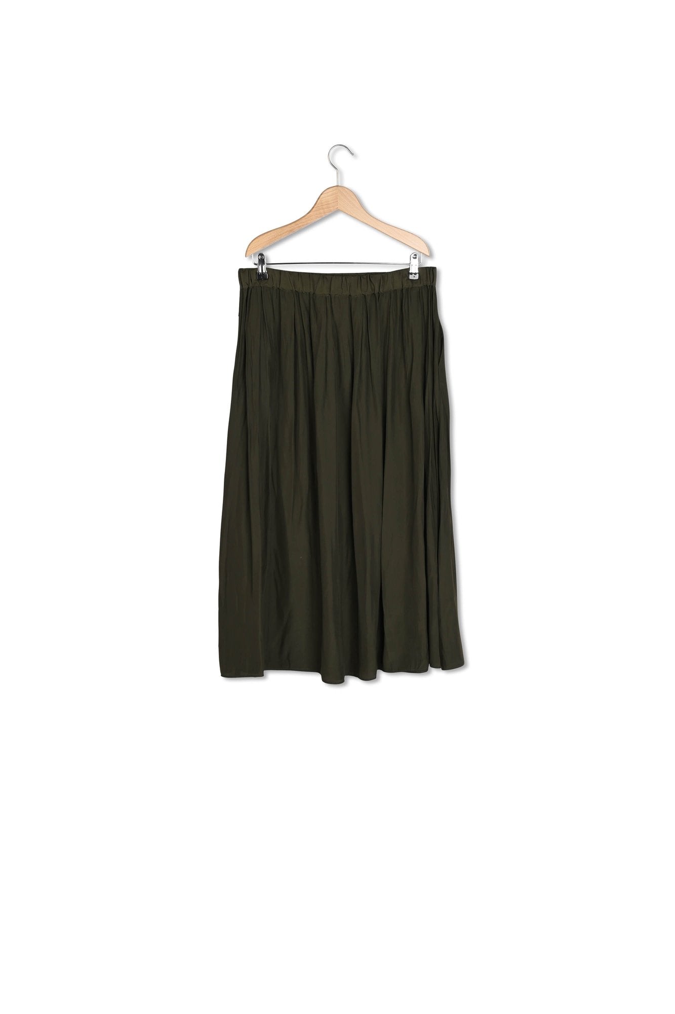 Jupe satinée plissée - VANINA Faume - seconde main