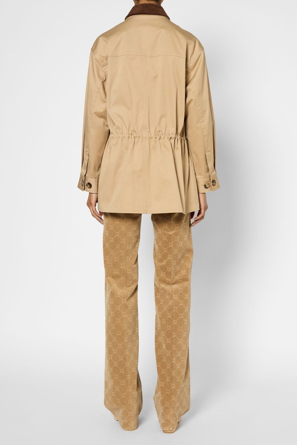 Trench à col en velours - ZOELIE Faume - seconde main