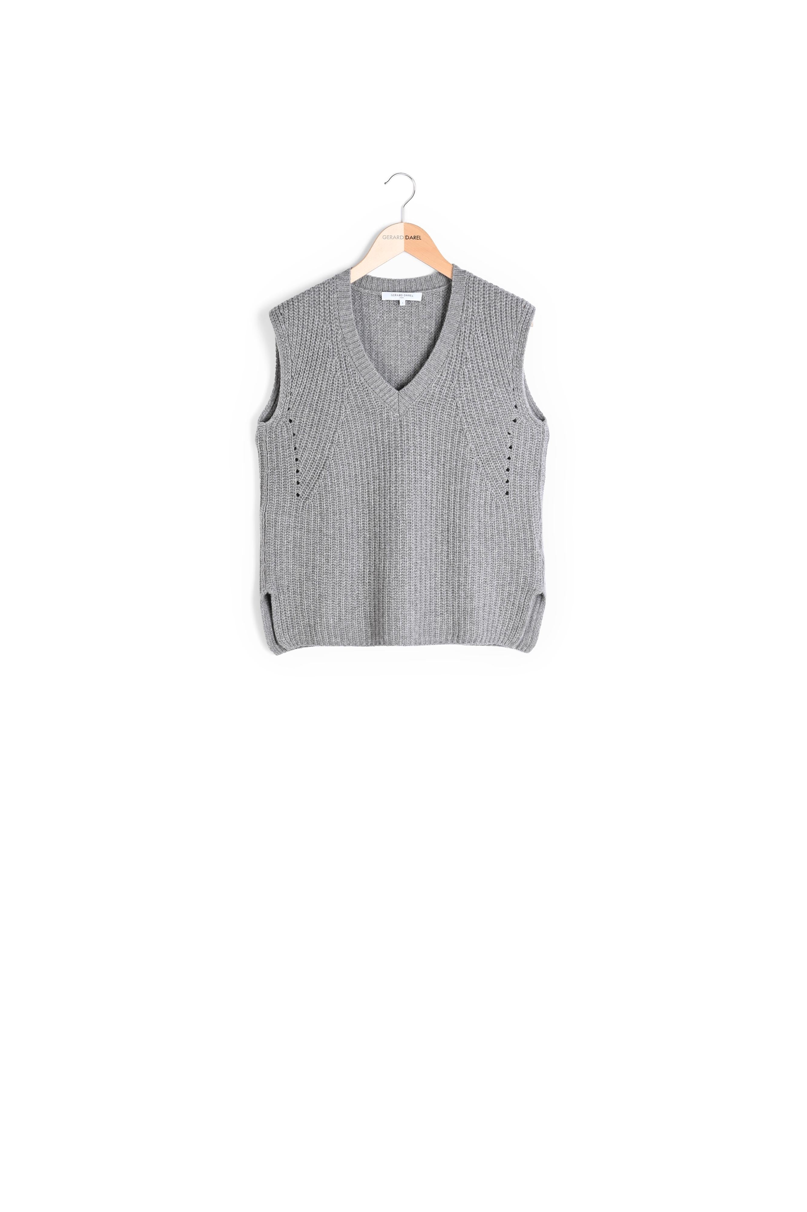 Pull sans manches à côtes - LIBERTY Faume - seconde main