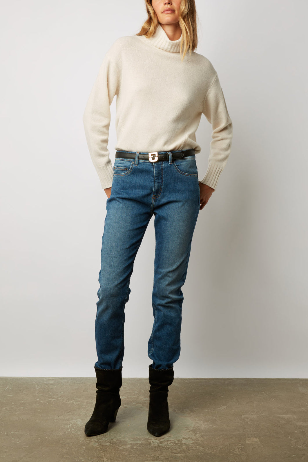 Jean slim brut délavé - ELEVEN Faume - seconde main