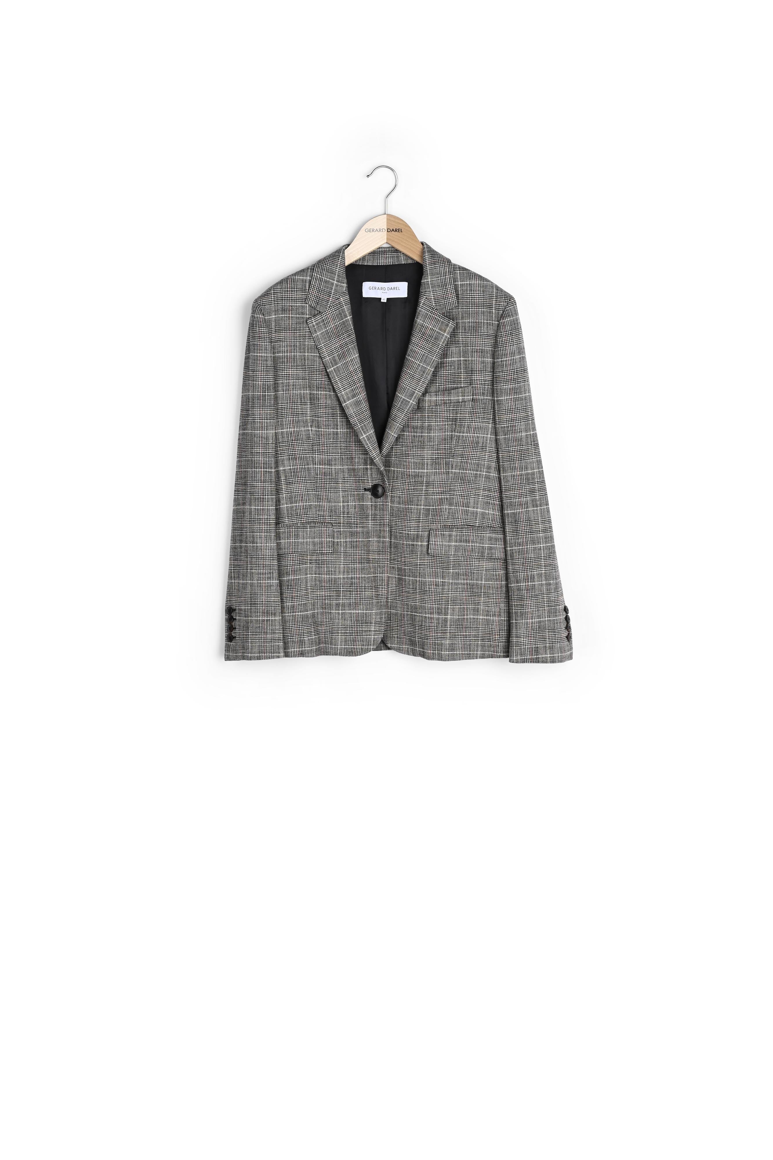 Bruma - Veste à imprimé prince de galles Faume - seconde main