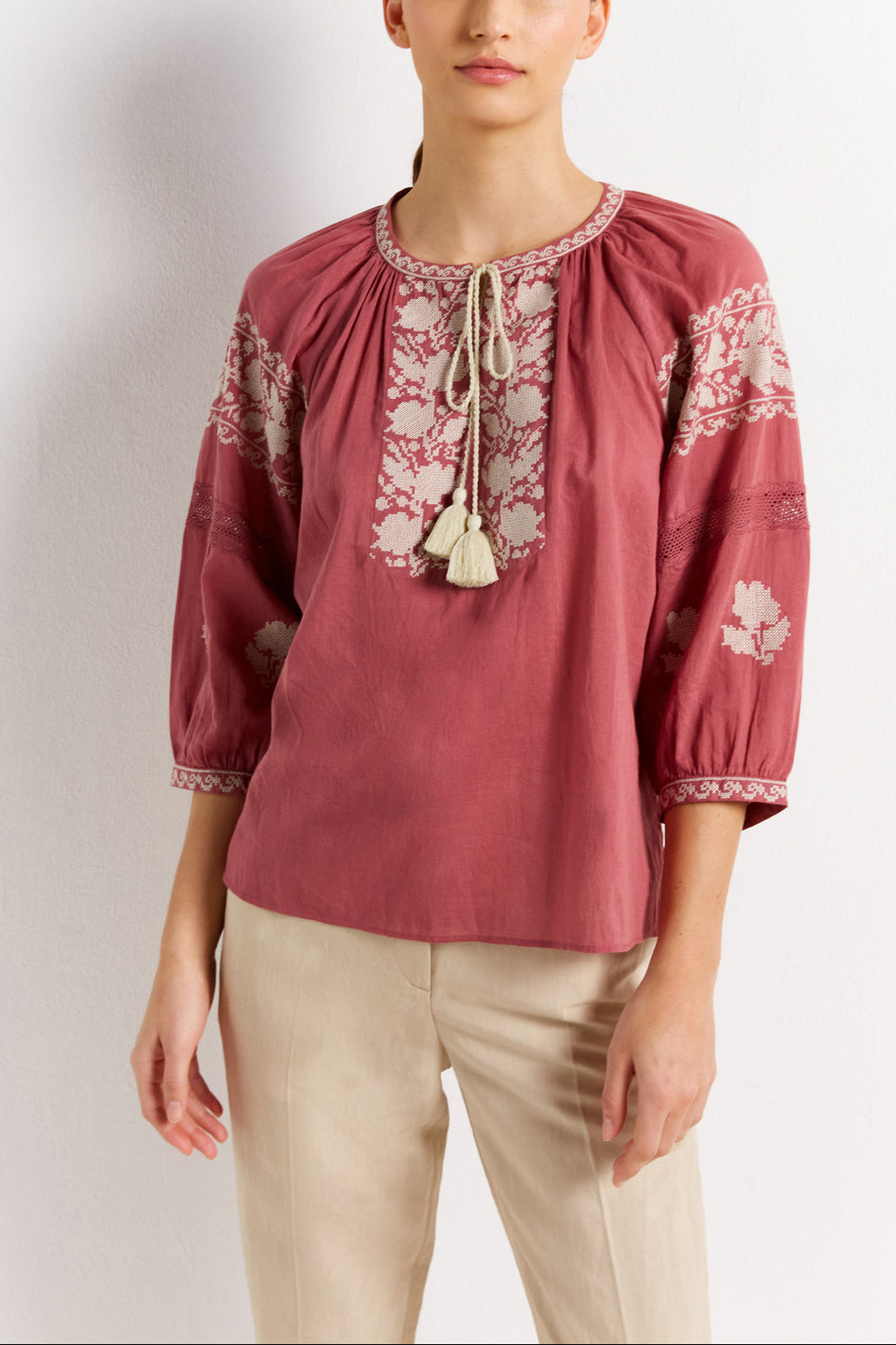 Blouse bohème - CANELLE Faume - seconde main