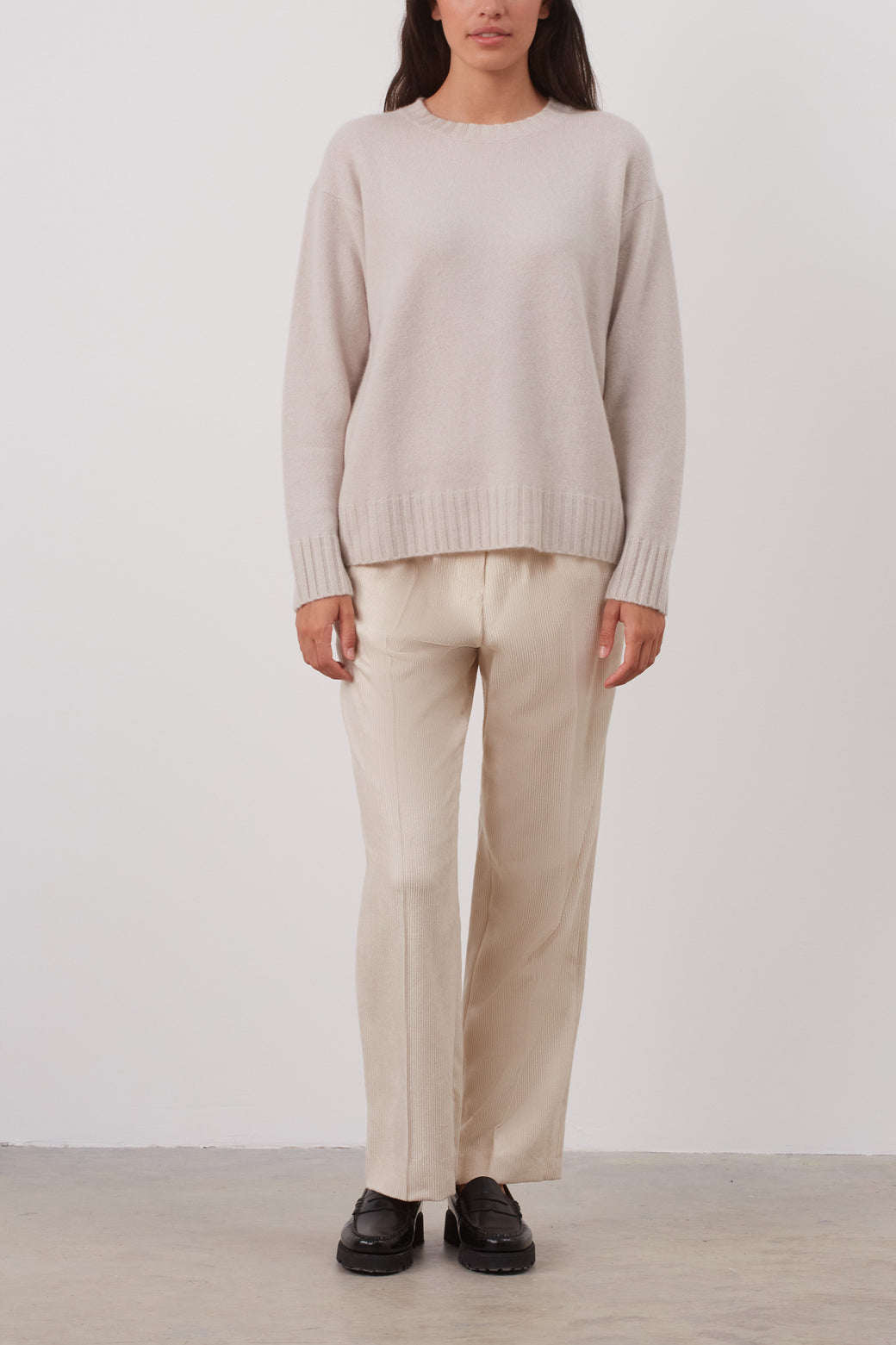 Pull col rond en cachemire - LAETITIA Faume - seconde main