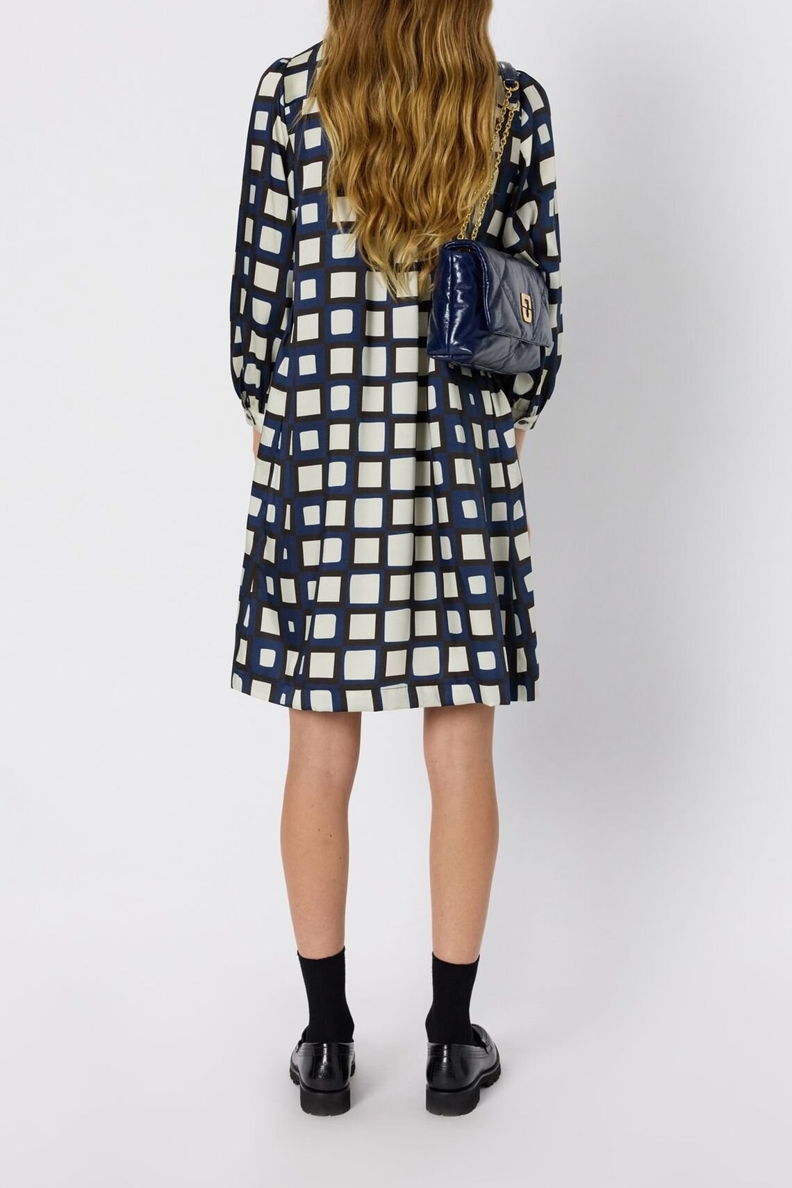 Robe courte satinée imprimée - LEONIE Faume - seconde main