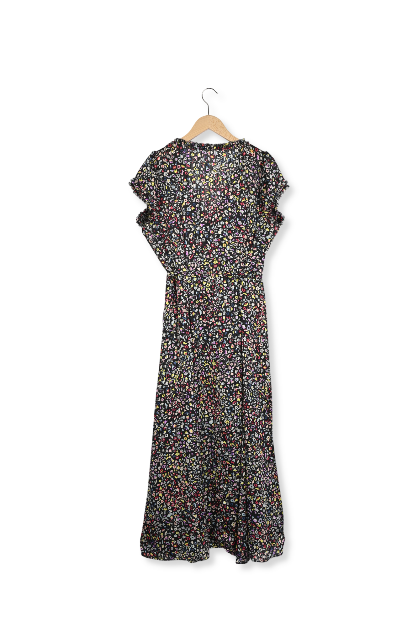 SUSY - Robe longue en jacquard imprimé Faume - seconde main