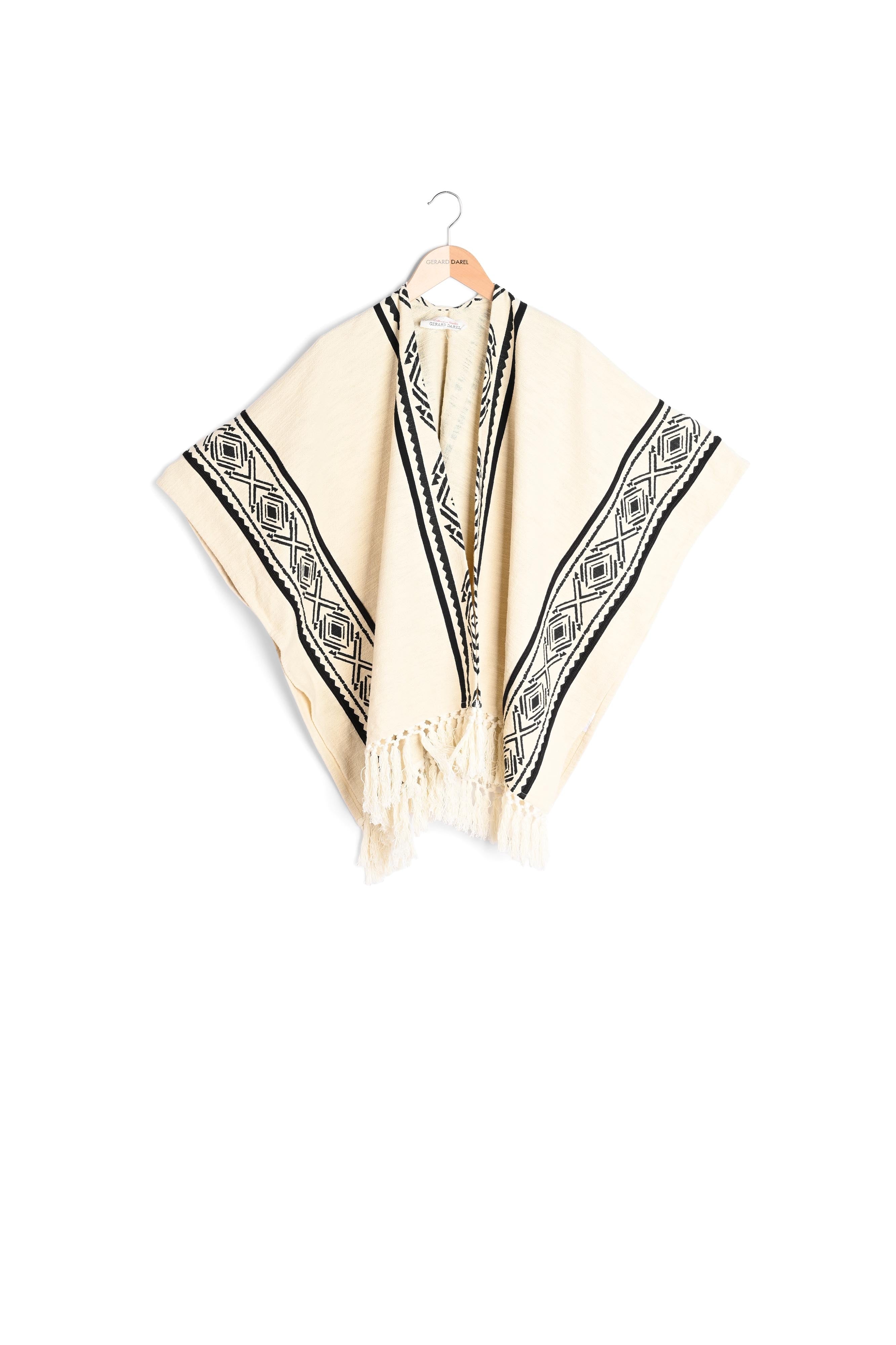 Veste poncho en 100% coton - EVIE Faume - seconde main