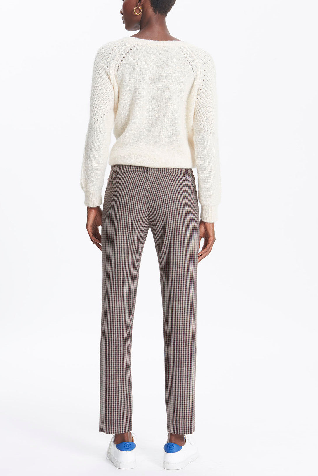 LUNE - Pantalon 7/8 à carreaux Faume - seconde main