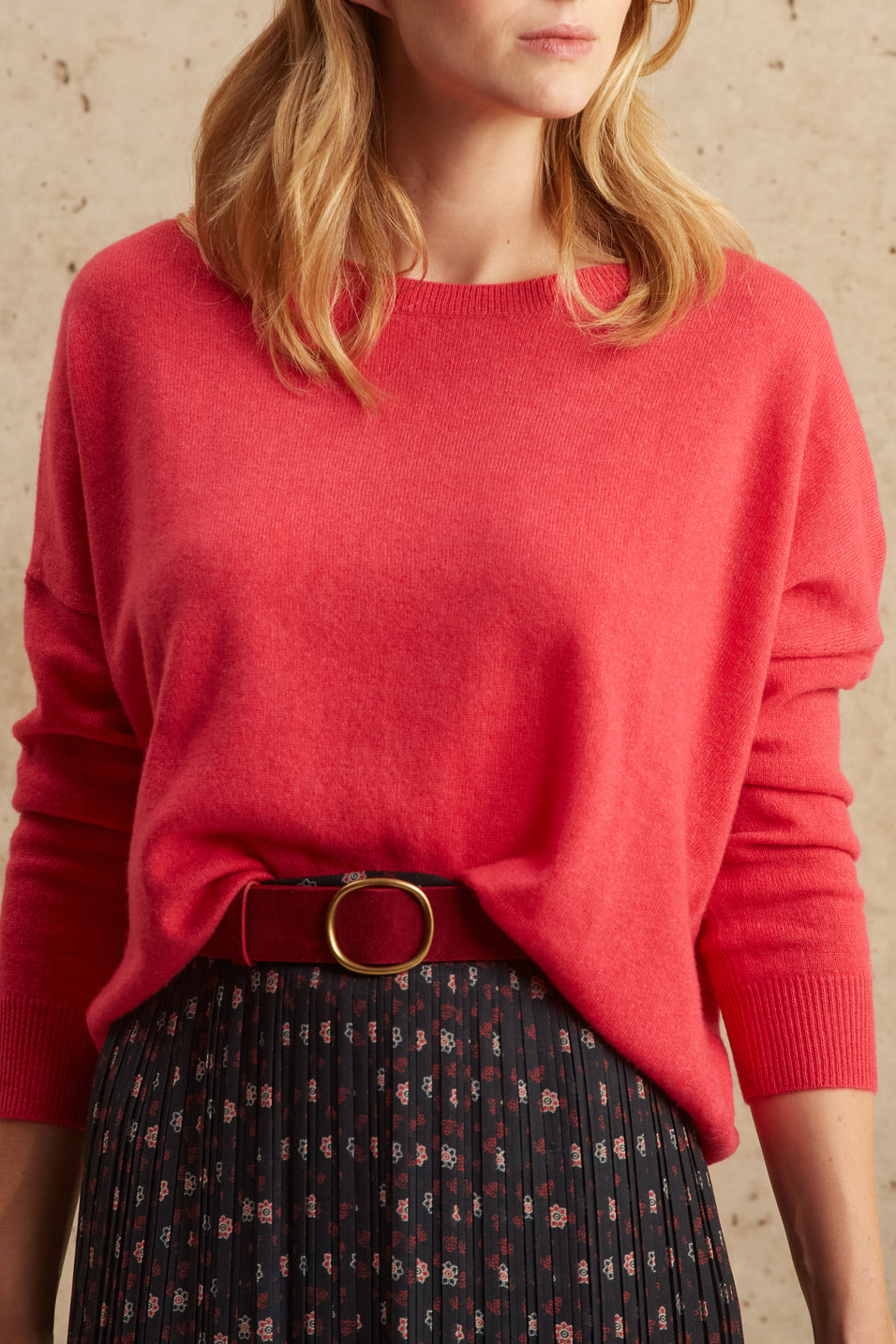 Pull col rond en cachemire - LILLIA Faume - seconde main