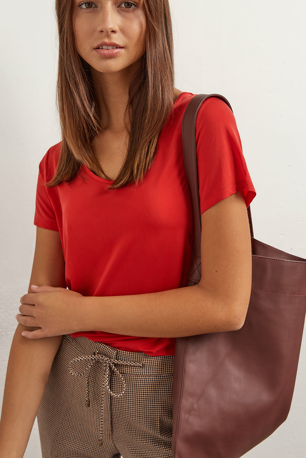 JOY - Tee-shirt en cupro Faume - seconde main